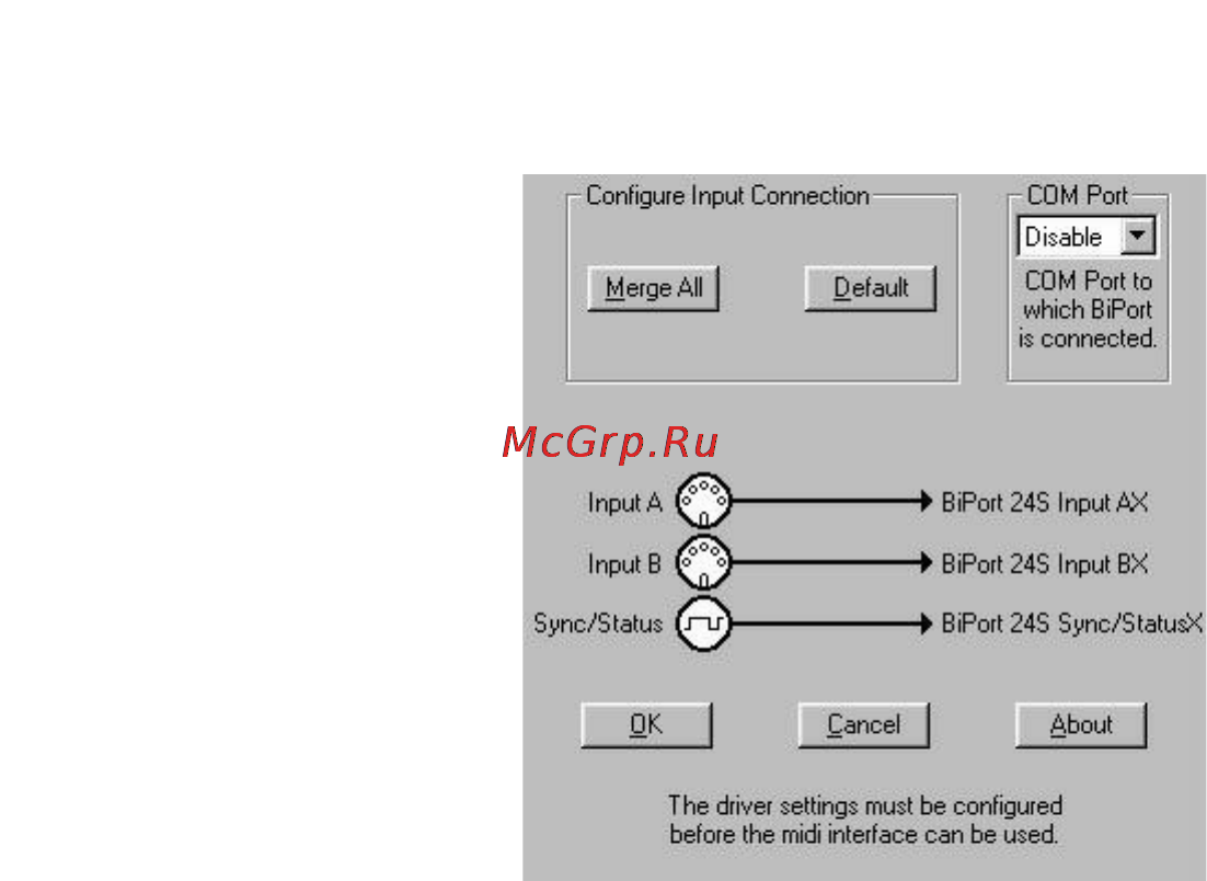 M-Audio Biport 2x4s [23/48] Windows 95 driver installation