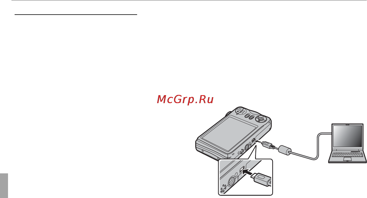 Fujifilm FinePix JV200 [66/112] Подключение фотокамеры подключение фотокамеры