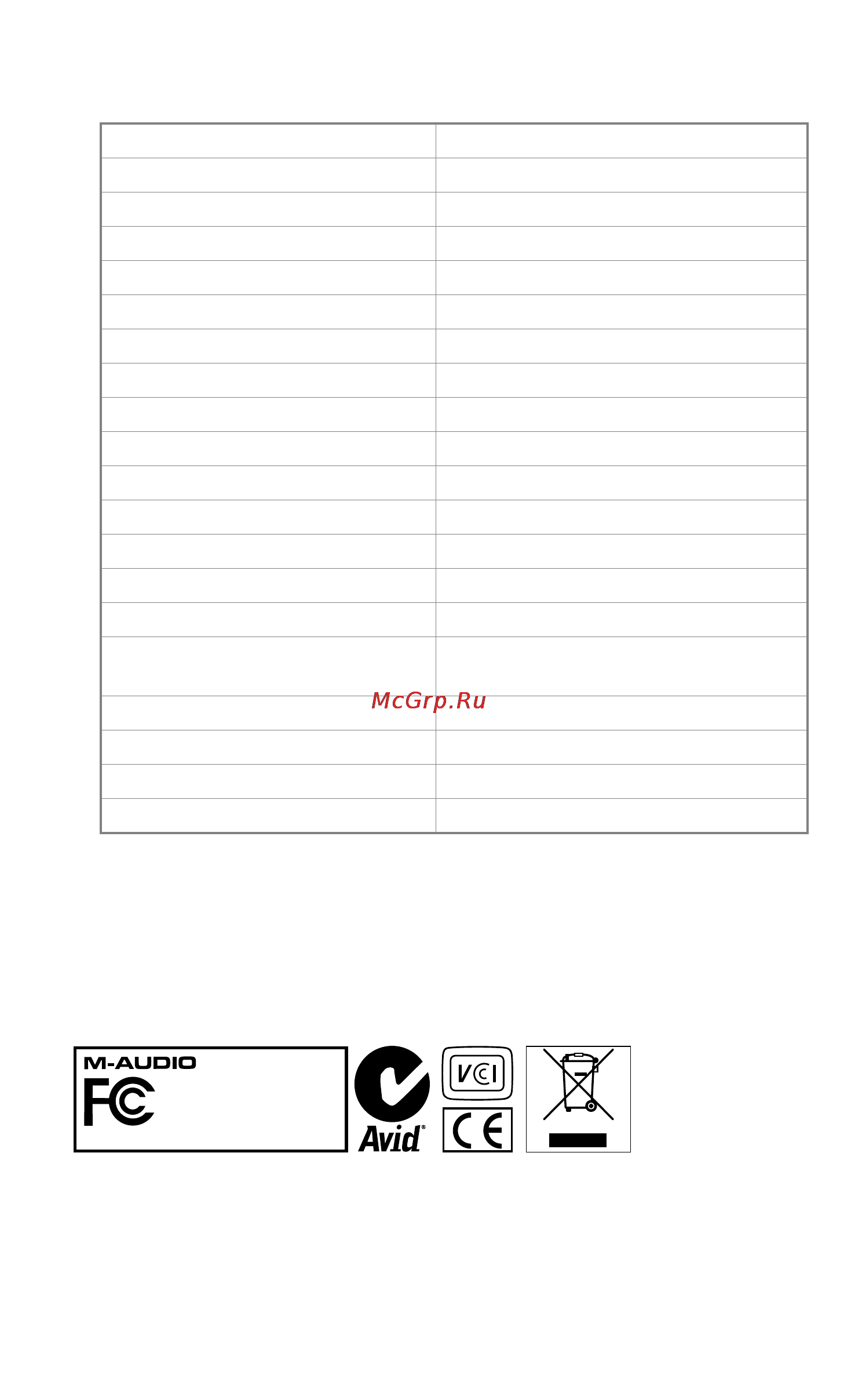 M-Audio DMP3 [9/10] Specifications