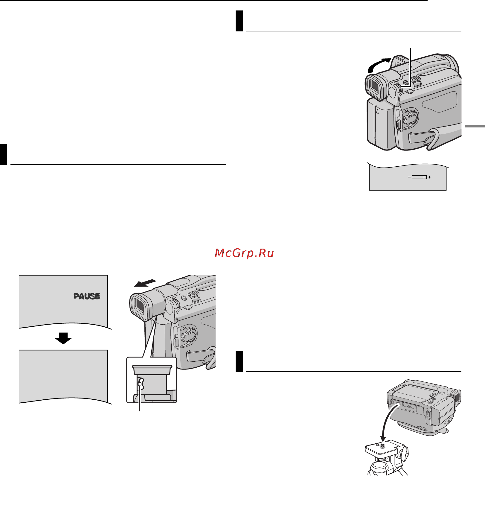 JVC GR-D53 [9/56] Регулировка видоискателя