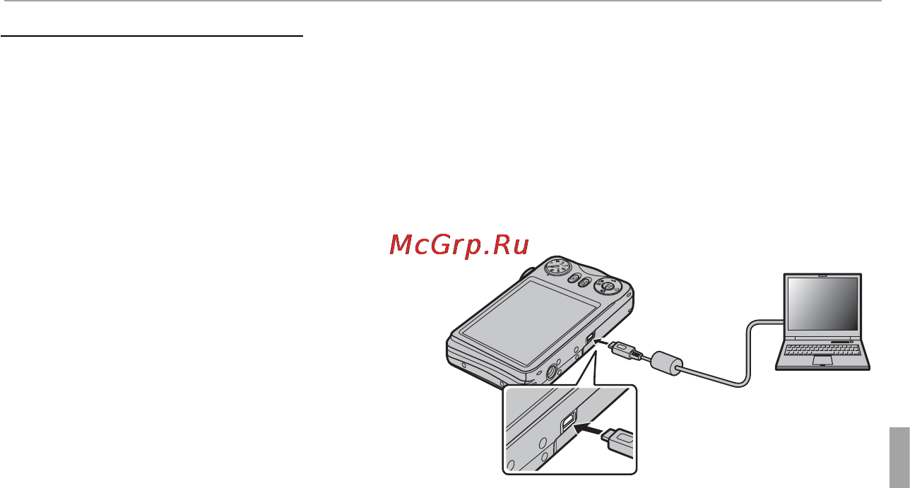 Fujifilm FINEPIX JX300 Red [69/116] Подключение фотокамеры подключение фотокамеры