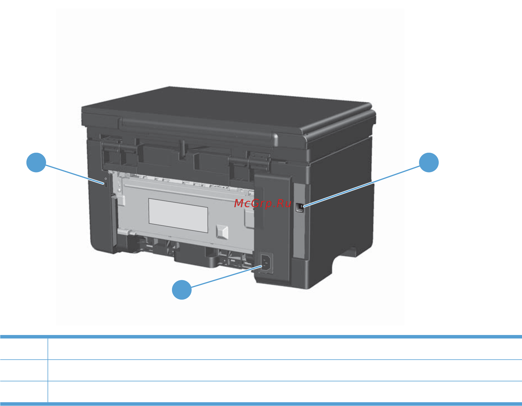 HP LaserJet Pro M1132s MFP [22/298] Вид сзади