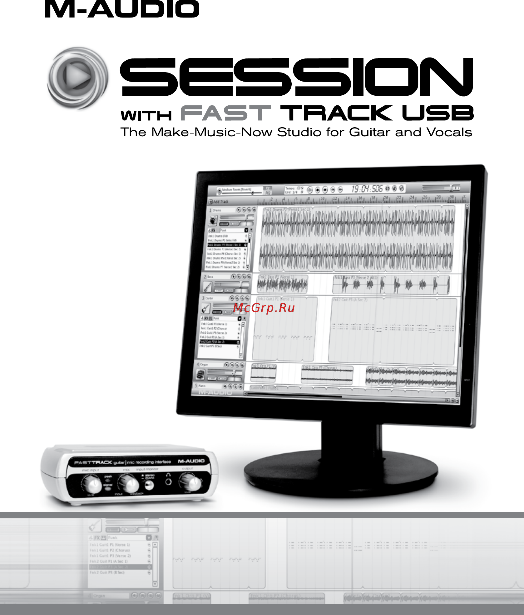 M-Audio Session with Fast Track USB Инструкция по эксплуатации онлайн