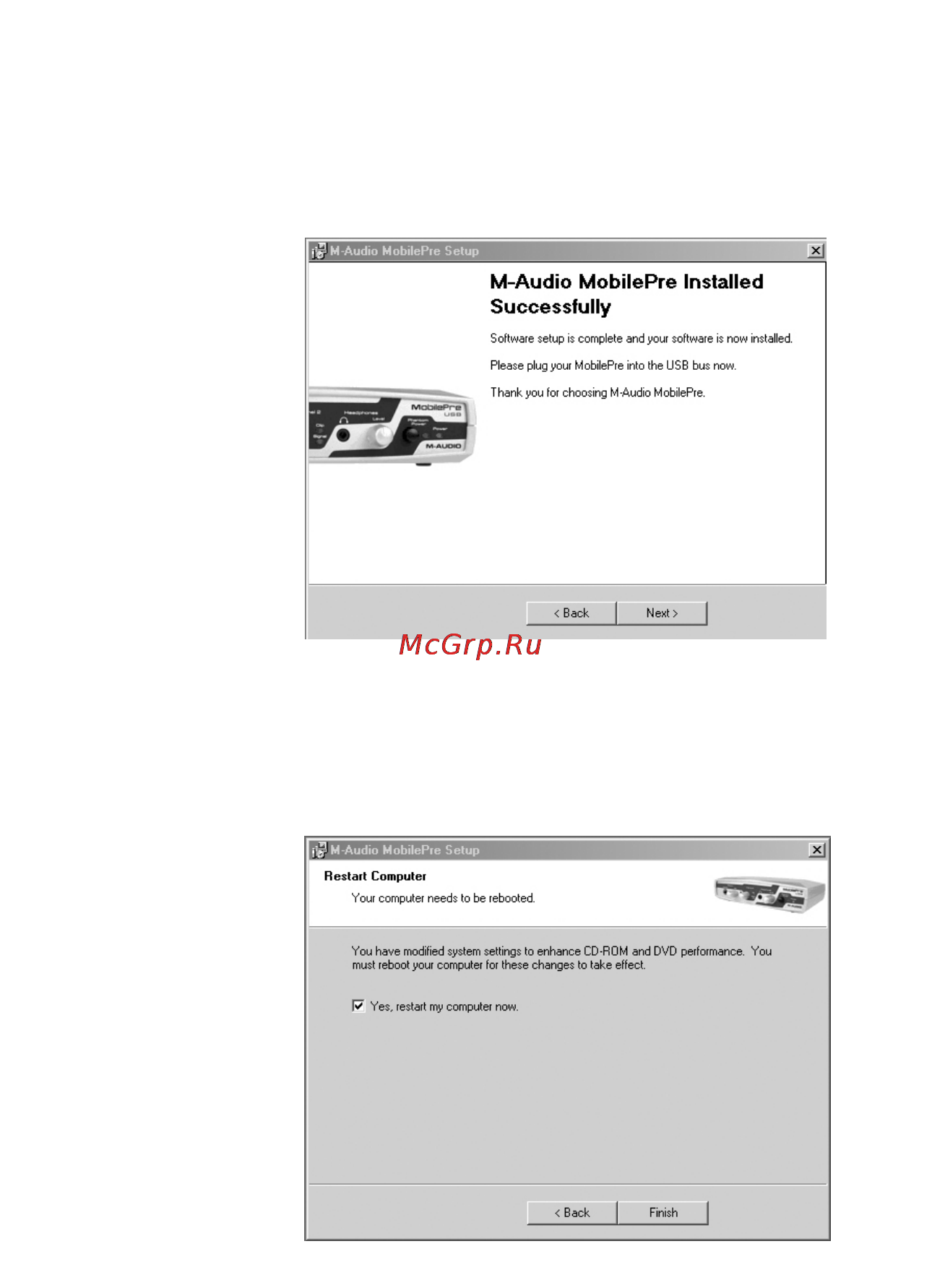 M-Audio MobilePre USB Инструкция по эксплуатации онлайн [11/29] 19123