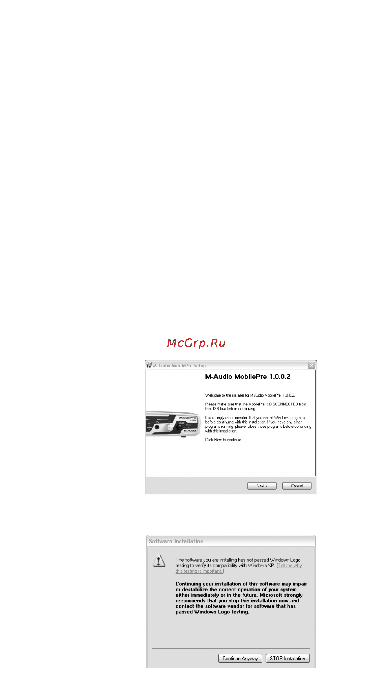M-Audio MobilePre USB [5/29] Software setup