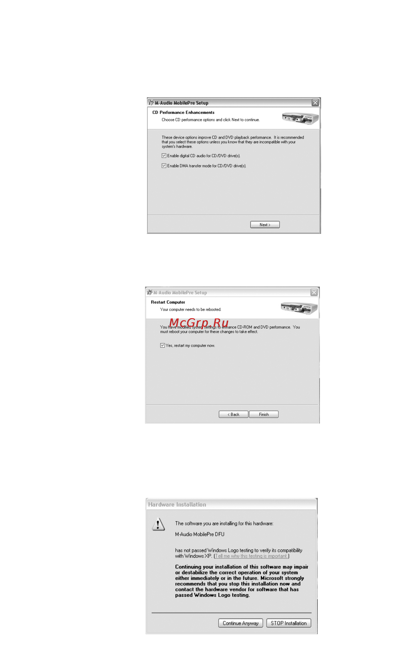 M-Audio MobilePre USB Инструкция по эксплуатации онлайн [6/29] 19123