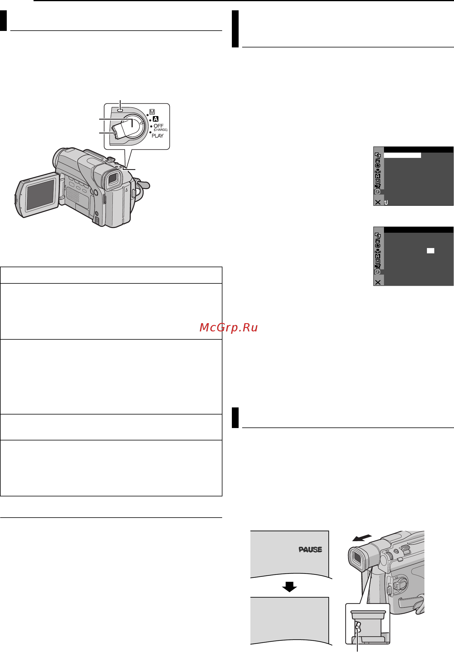 JVC GR-D33 [8/40] M menu vol