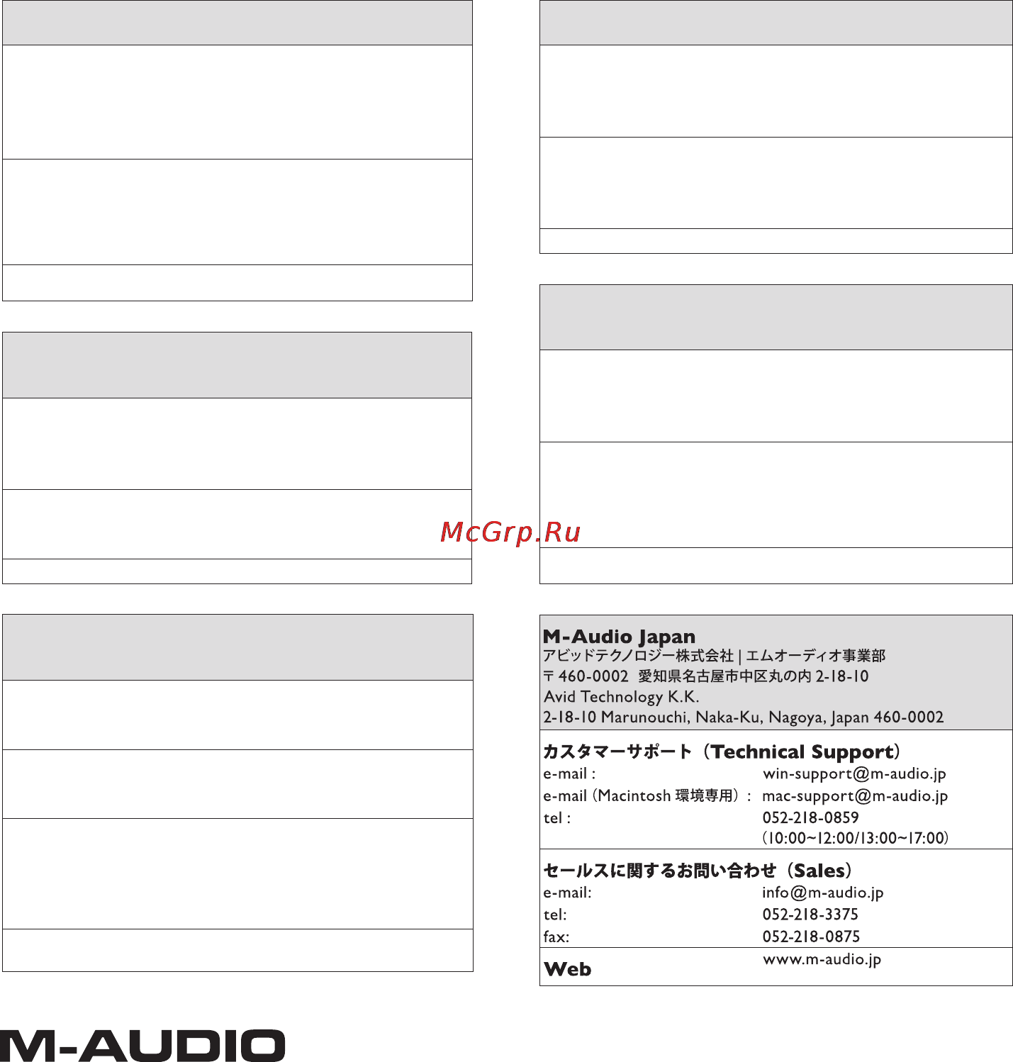 M-Audio FAST TRACK USB [9/9] Contact