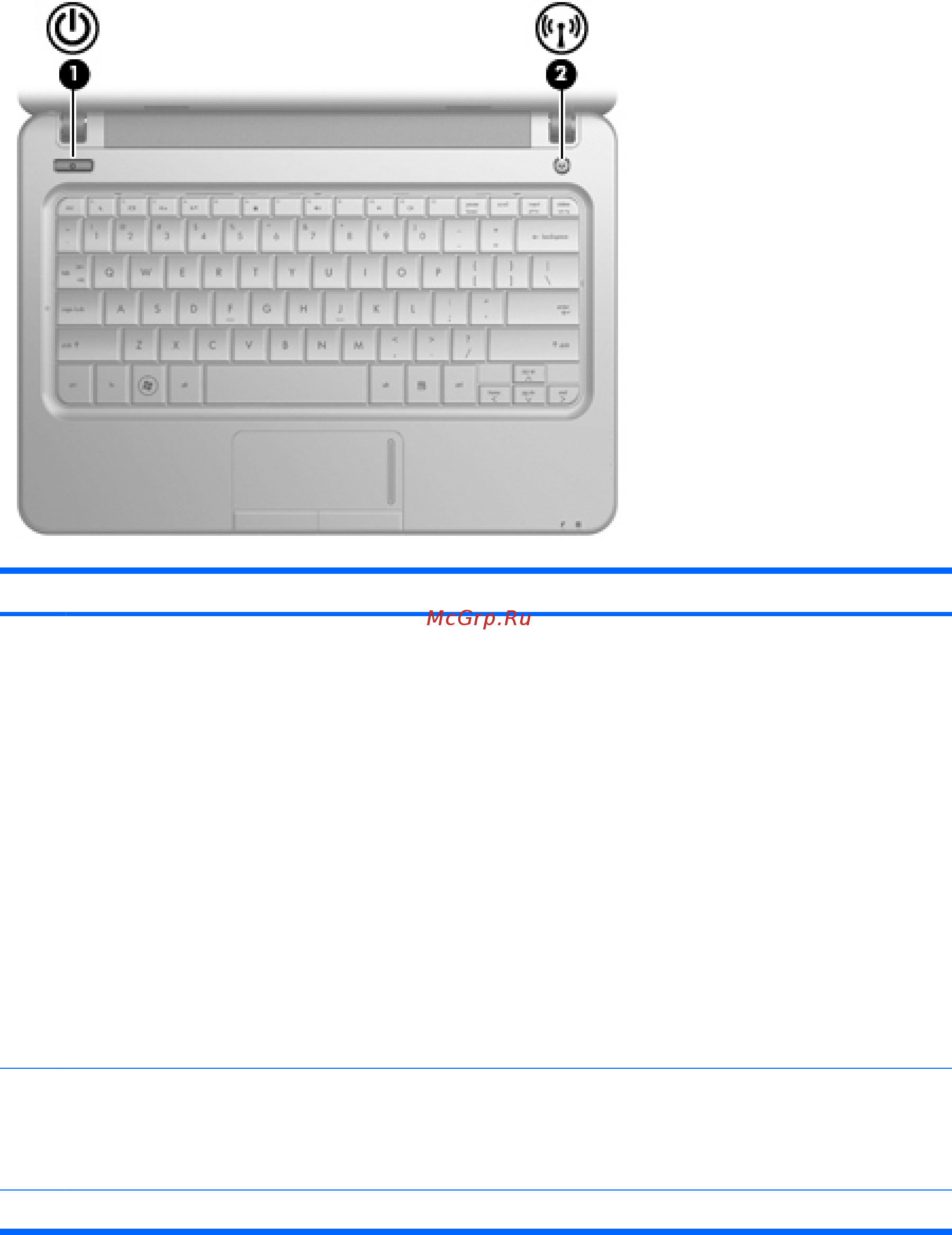 HP Pavilion dm4-1100er XE125EA [17/125] Кнопки
