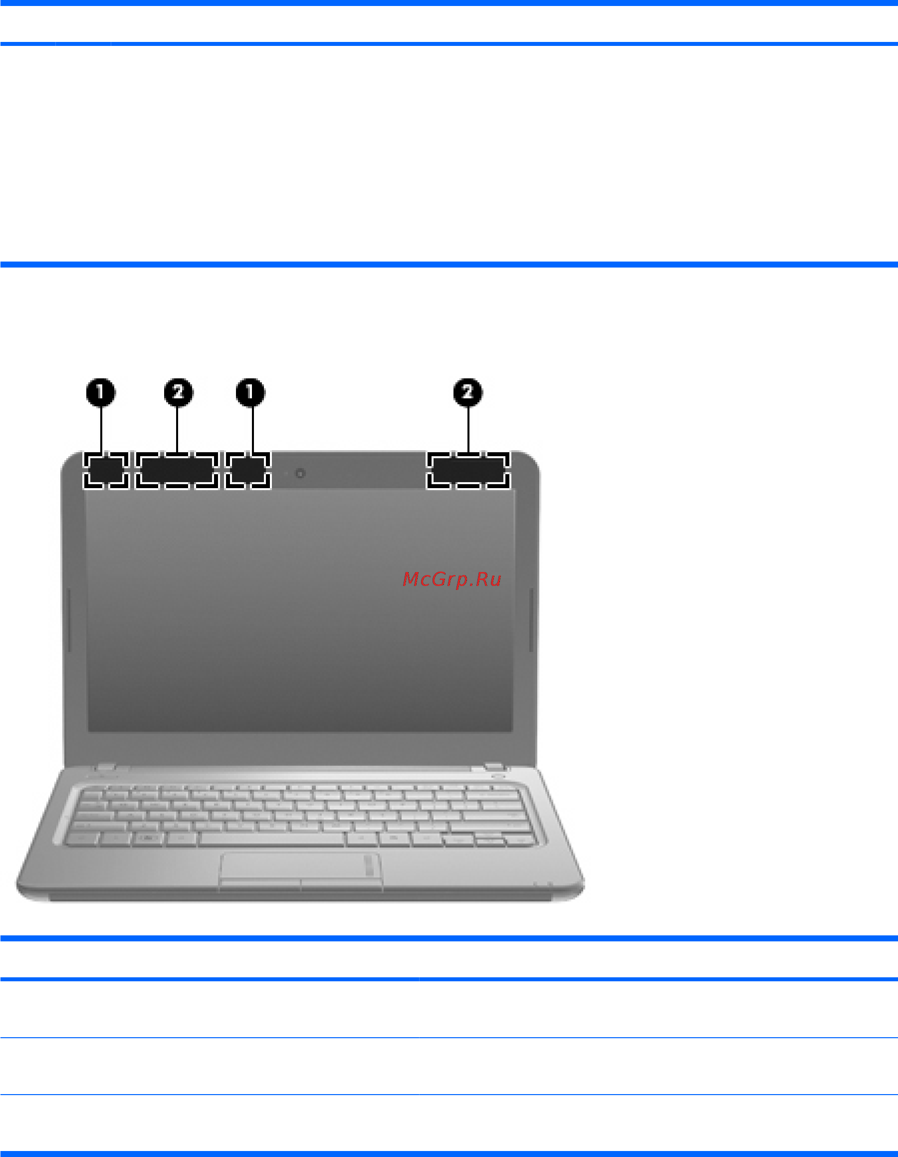 HP G72-a20ER [24/125] Антенны беспроводной связи