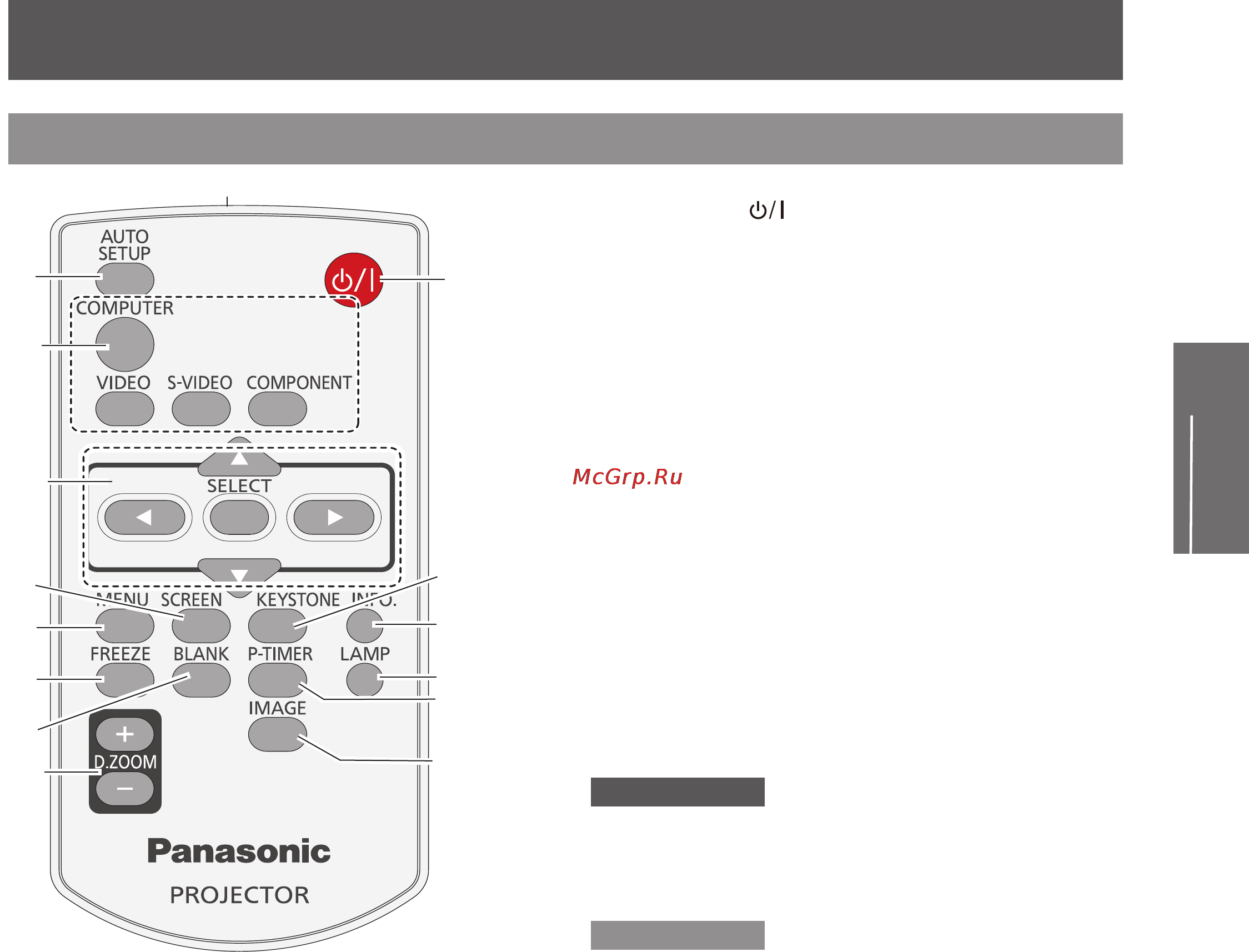 Panasonic PT-LX22E [15/72] О проекторе