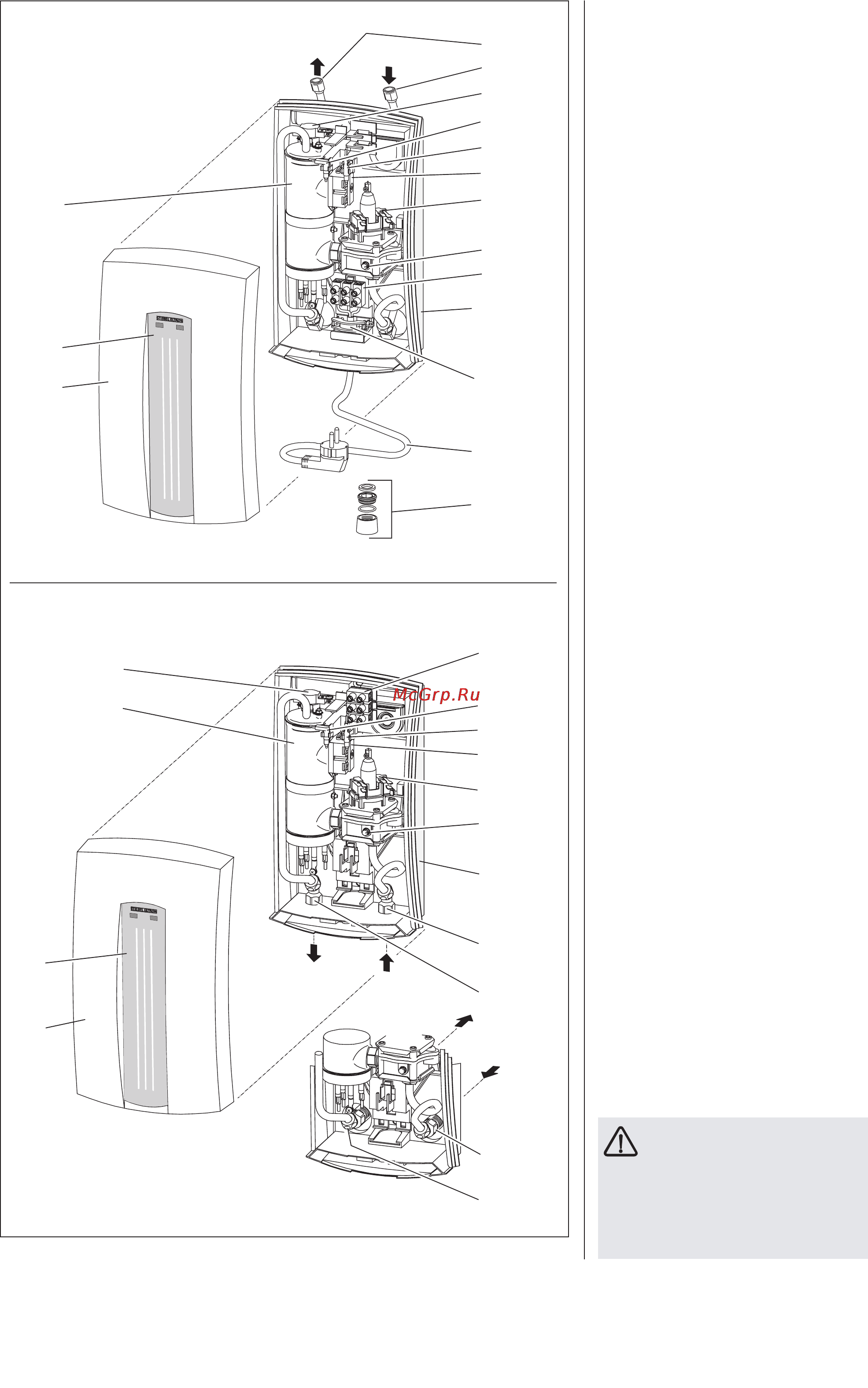 Stiebel Eltron DHC 4 73715 [4/14] Важное указание