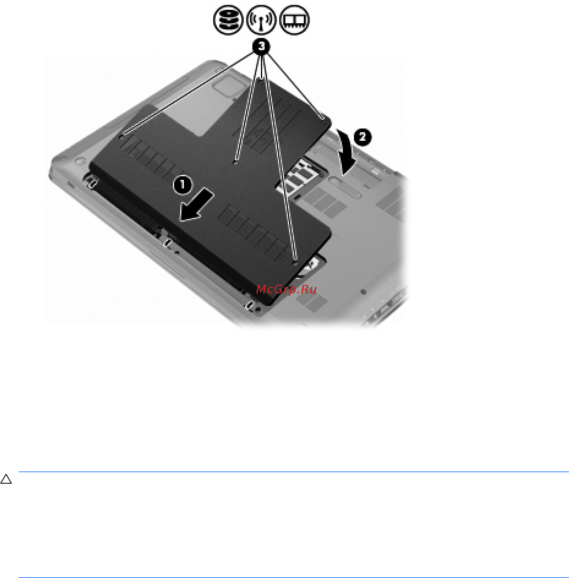 HP Pavilion dv7-4100er XD869EA [123/173] Замена диска в отсеке для второго жесткого диска