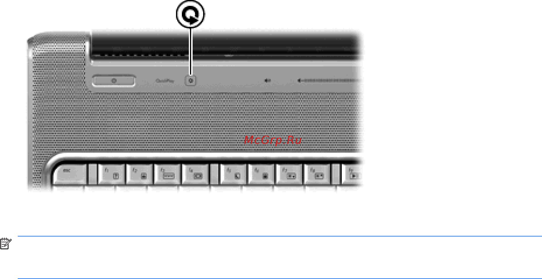 HP Pavilion DV7-4070er [161/320] Использование кнопки мультимедиа