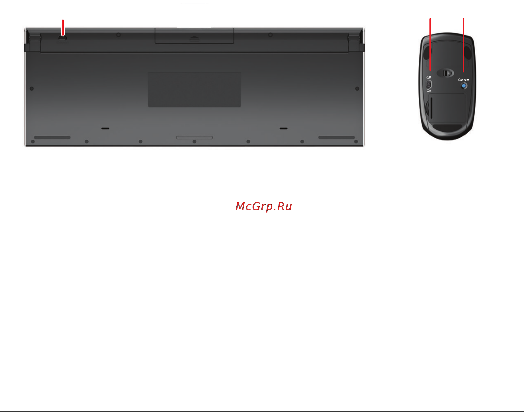 HP 600-1210ru XH906EA [20/72] Синхронизация беспроводной клавиатуры и мыши