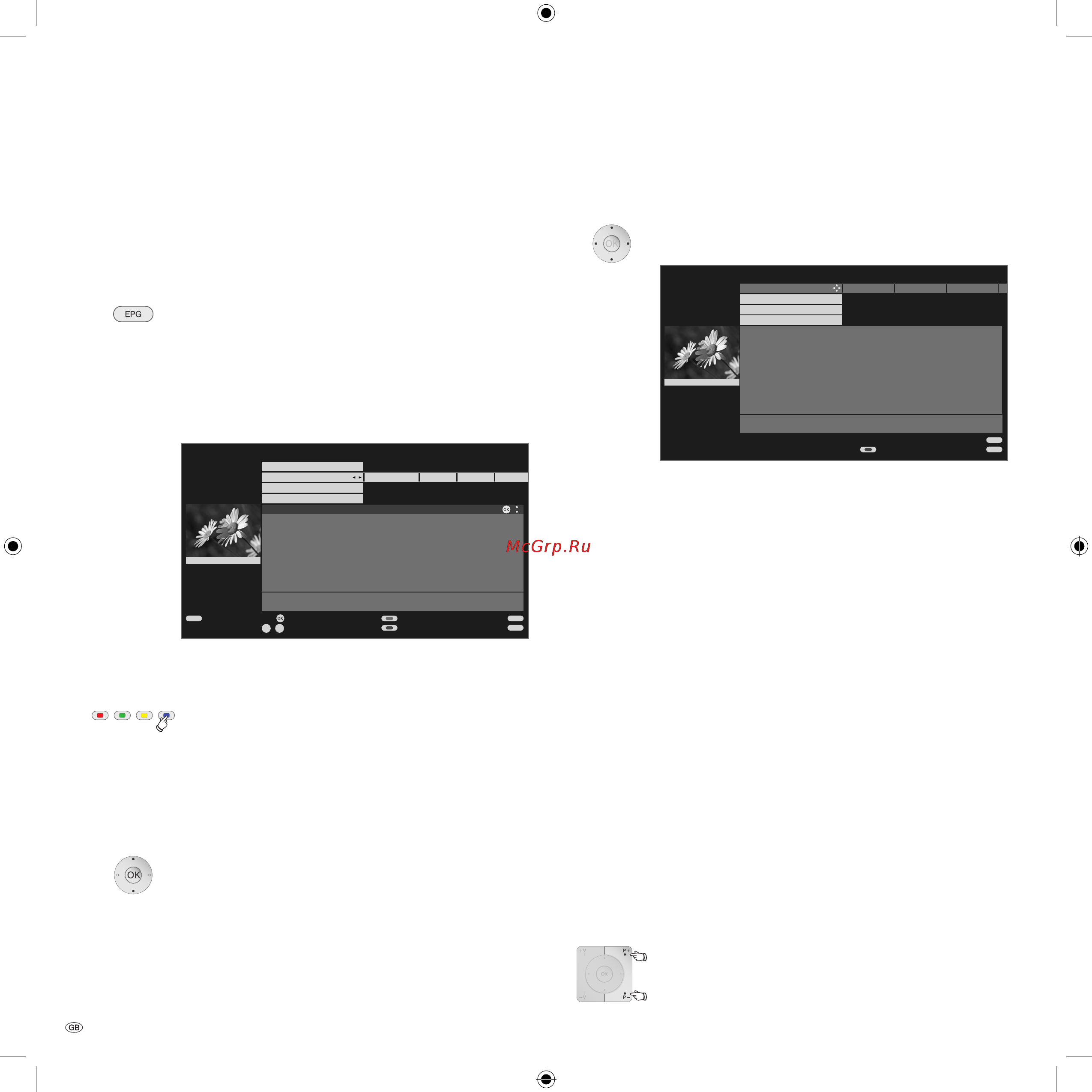 Loewe Xelos A 42 HD+ 100 [30/66] Electronic programme guide