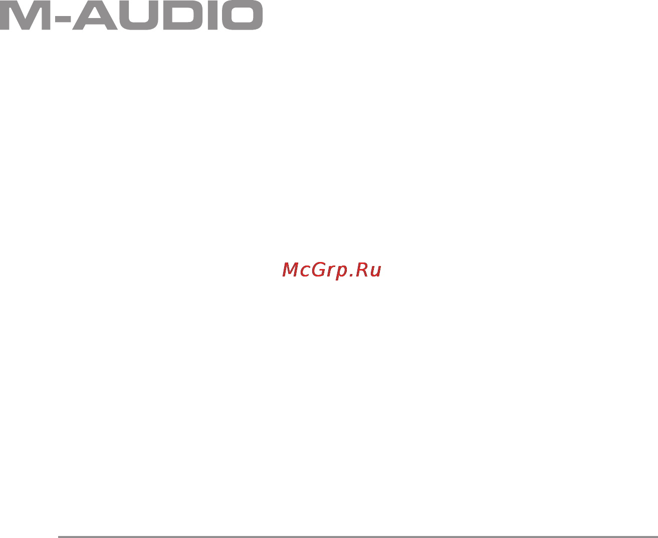 M-Audio MIDISPORT 2x4 Инструкция по эксплуатации онлайн