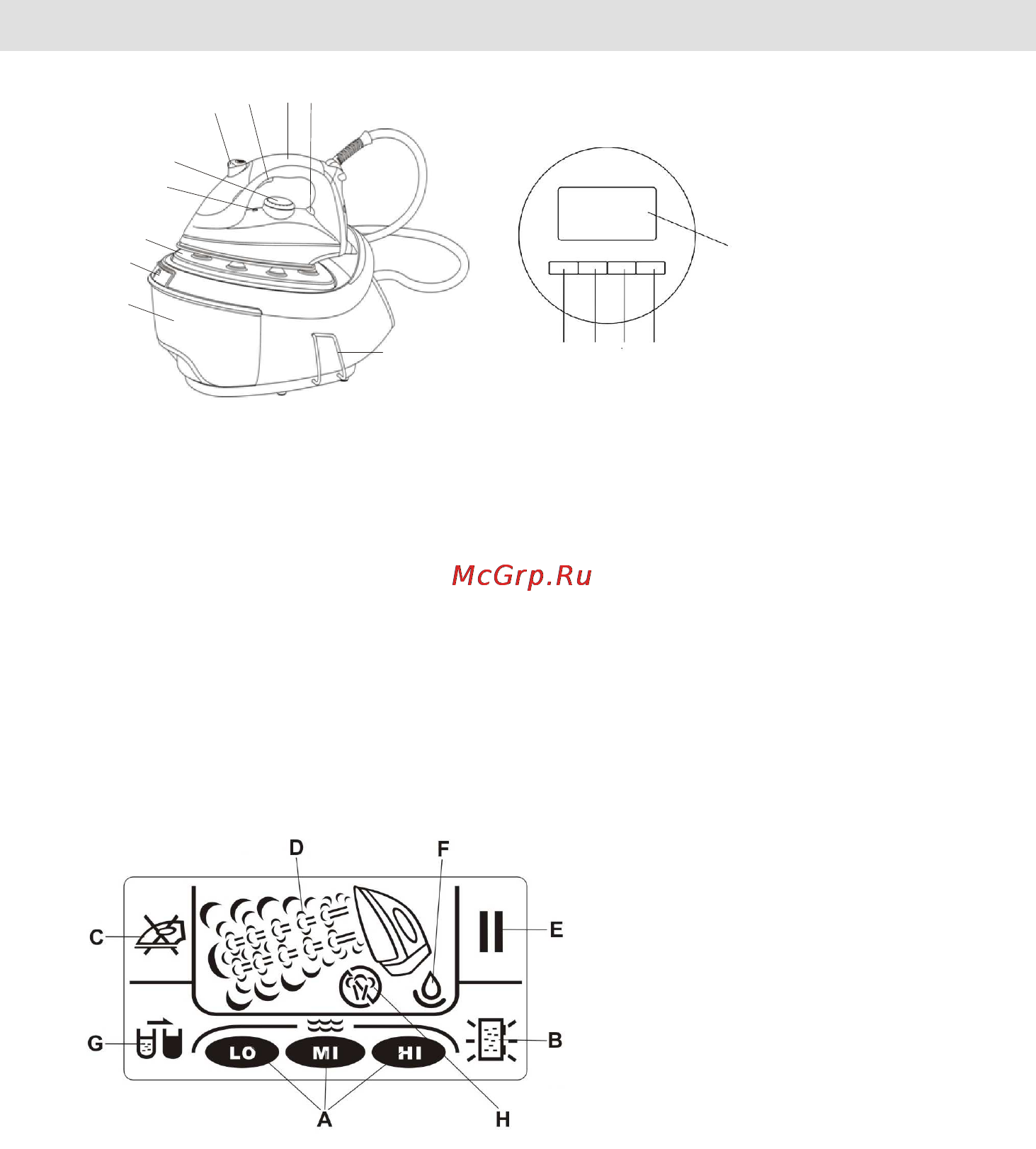Gorenje SGT2400BW [4/104] Deli aparata