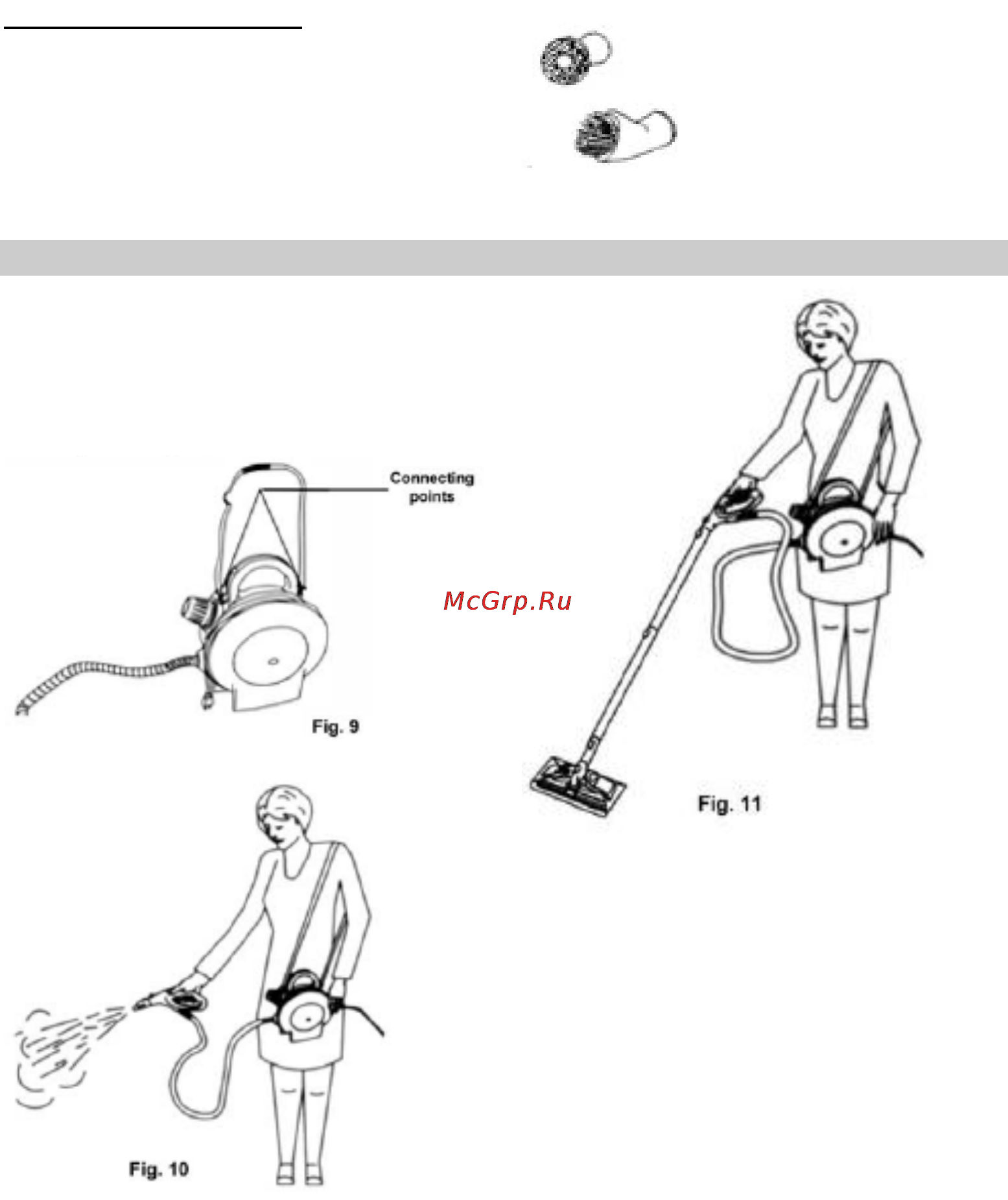 Gorenje SC 1800 R [56/142] Attaching the shoulder strap
