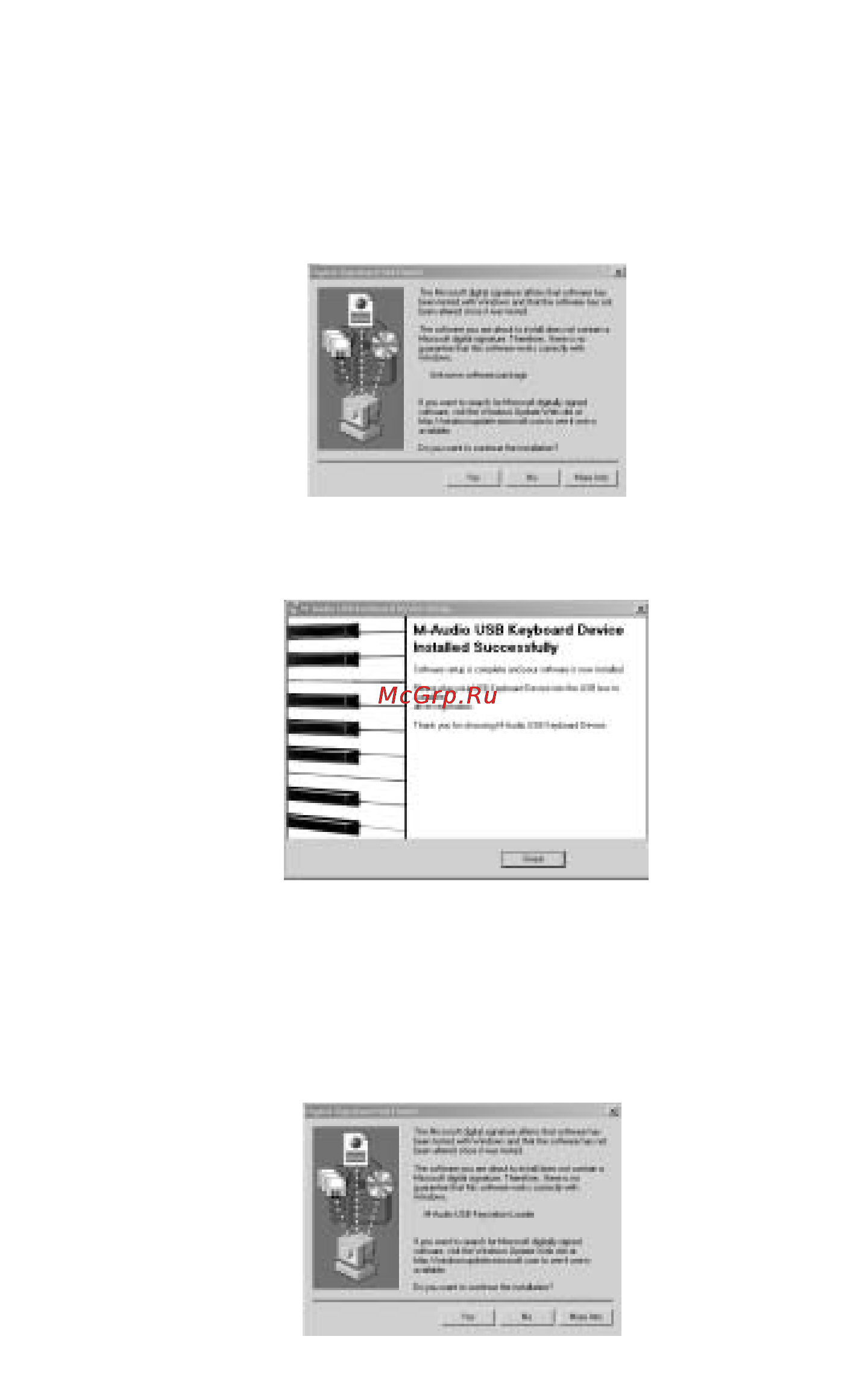 M-Audio RADIUM 49 [8/27] The installer will scan your hard drive this can take some time and will then install the necessary files and perform setup actions on your system a series of progress bars will show you how the process is going
