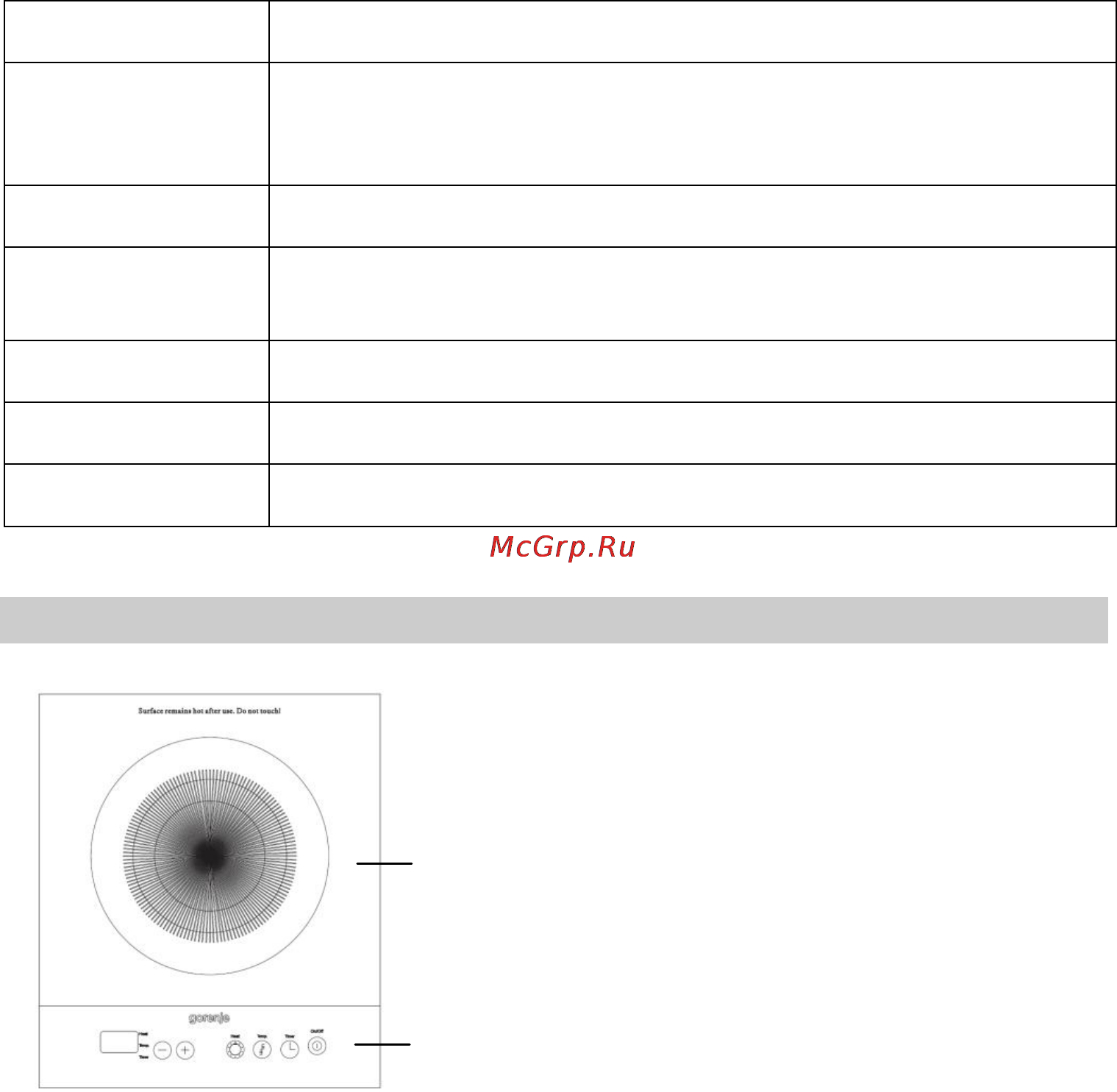 Gorenje IC2000SP [29/73] Power settings