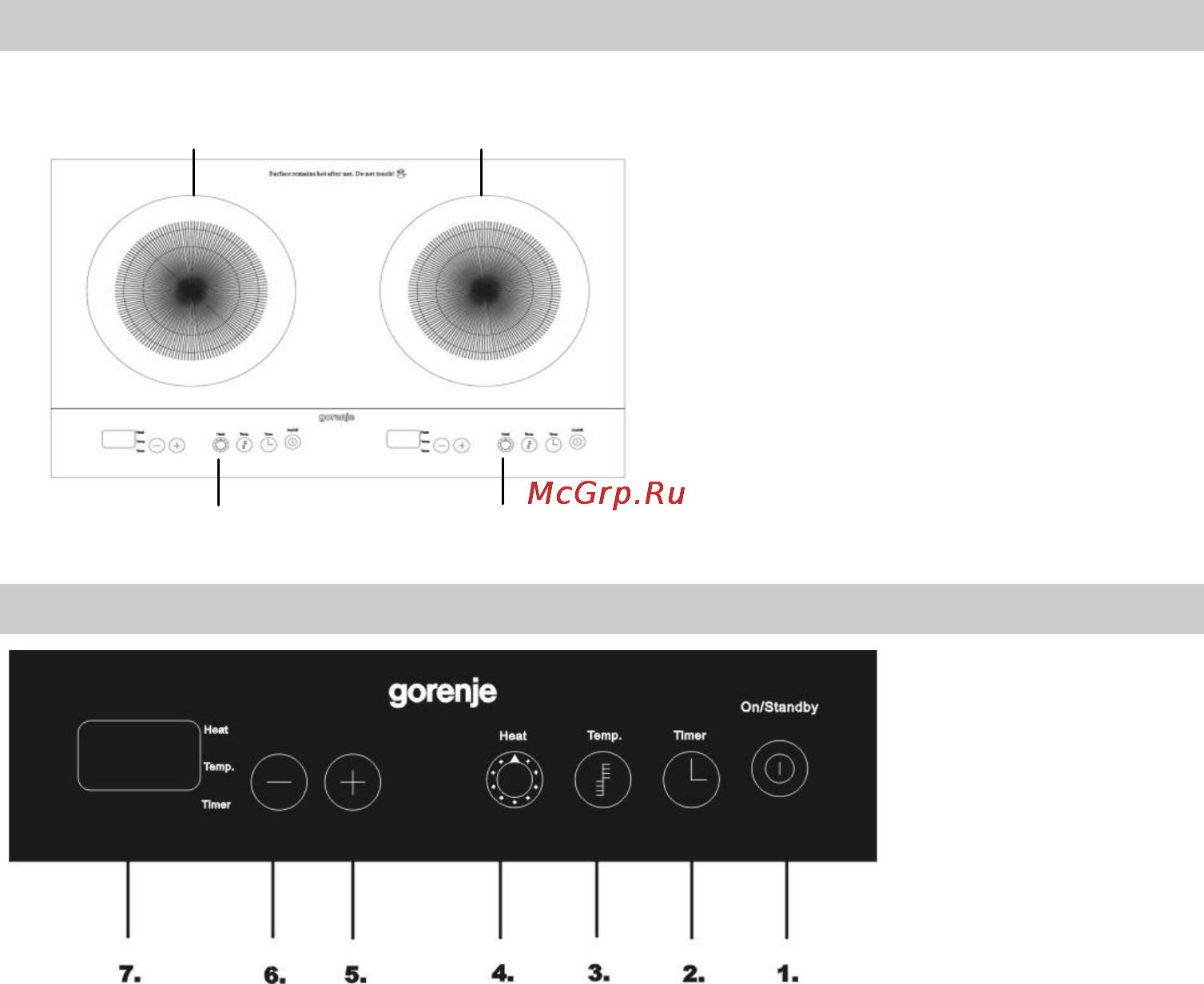 Gorenje IC3400DP [46/73] Uruchomienie przycisków