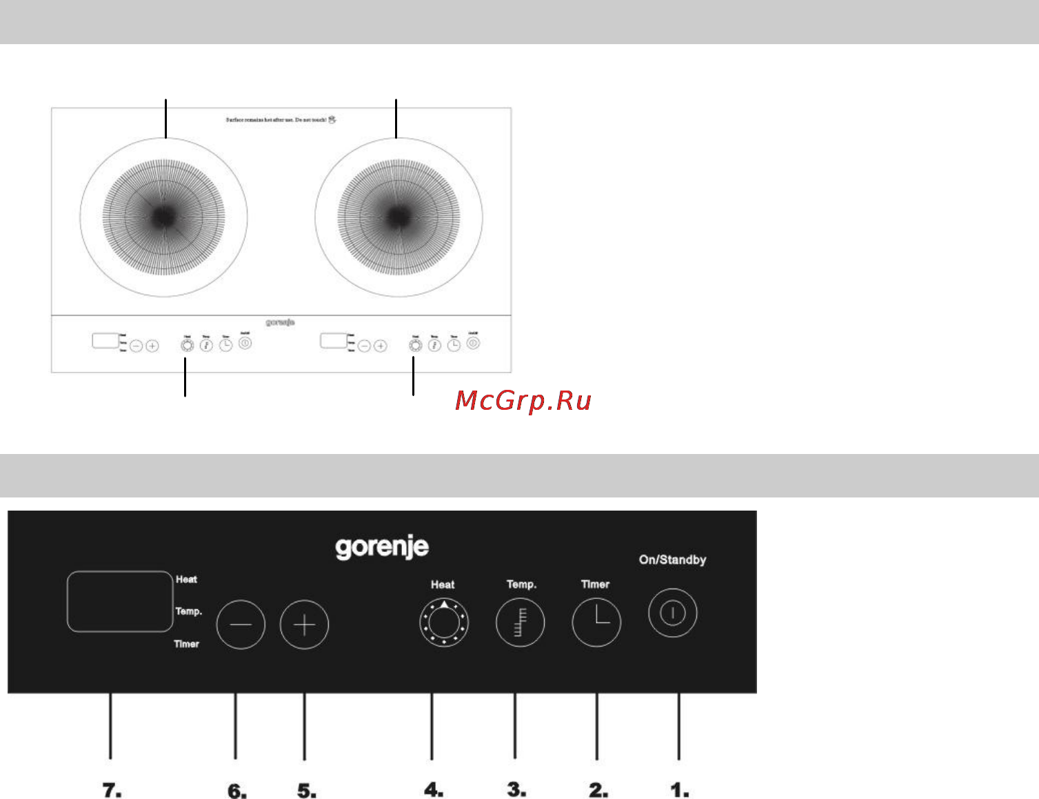 Gorenje IC3400DP [70/73] Управление панелью с помощью сенсоров