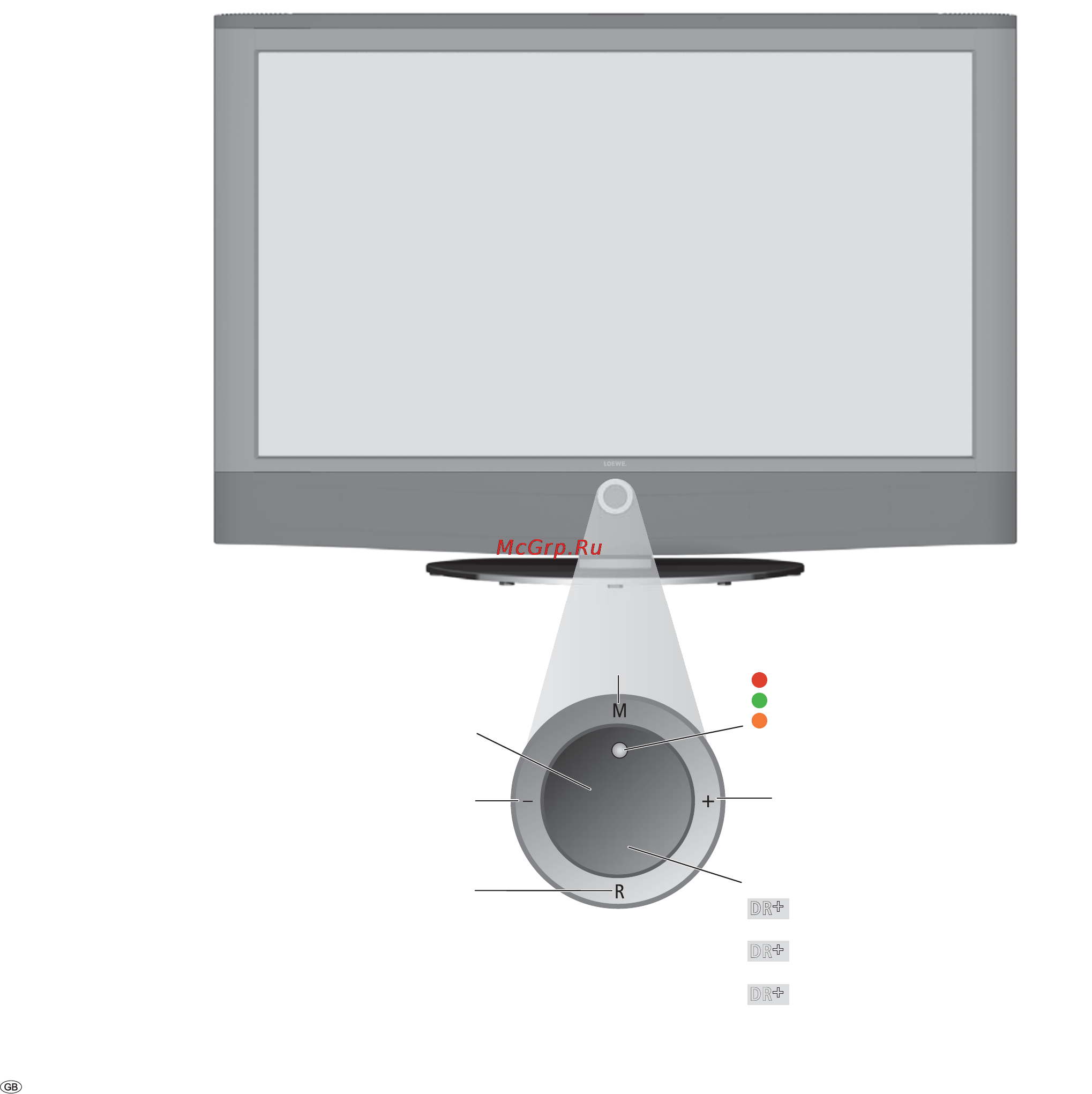Loewe Art 32 SL Full-HD+ 100 [4/82] Control unit front side of the device