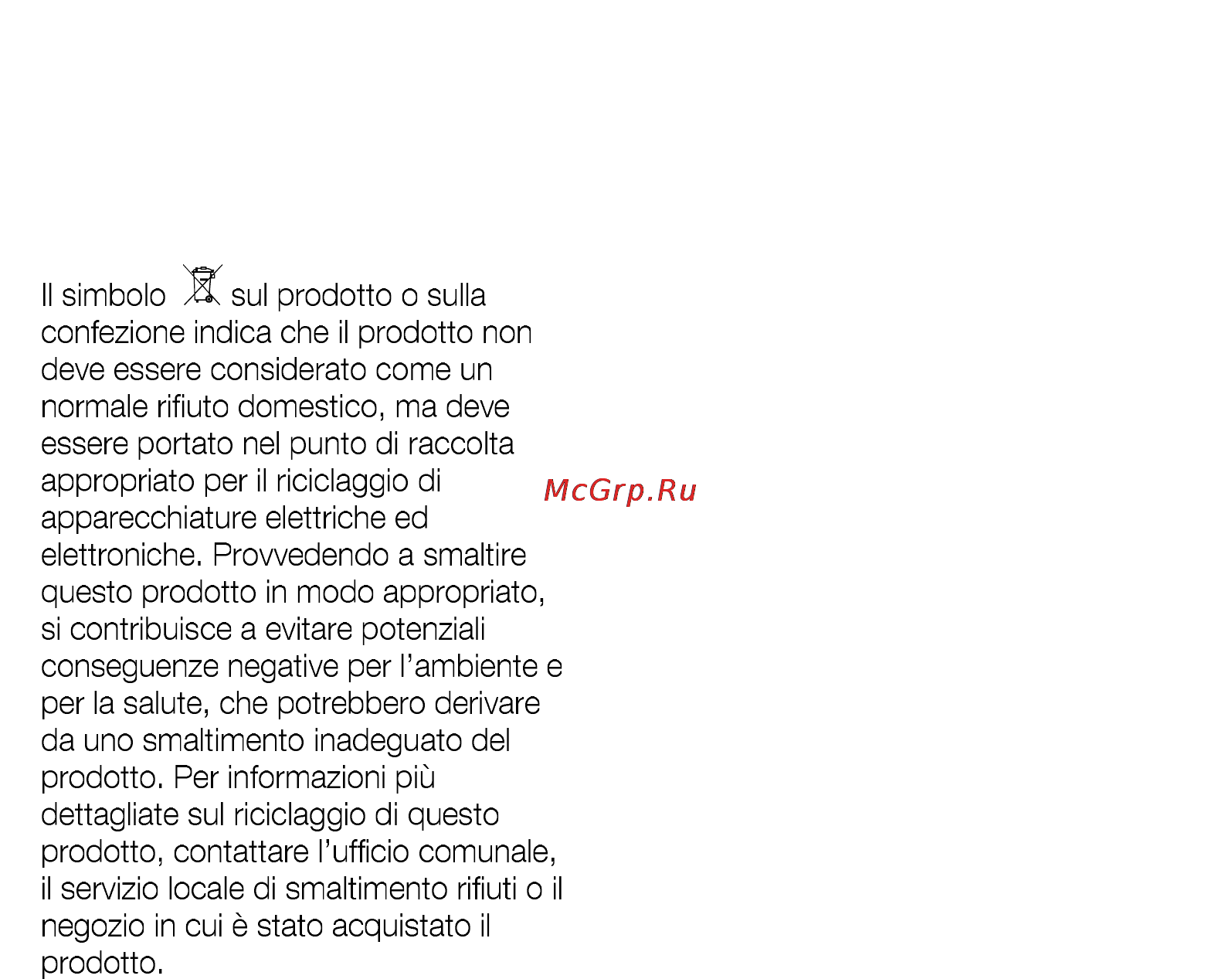 AEG MCD2541E-M [246/300] Informazioni legate all ambiente