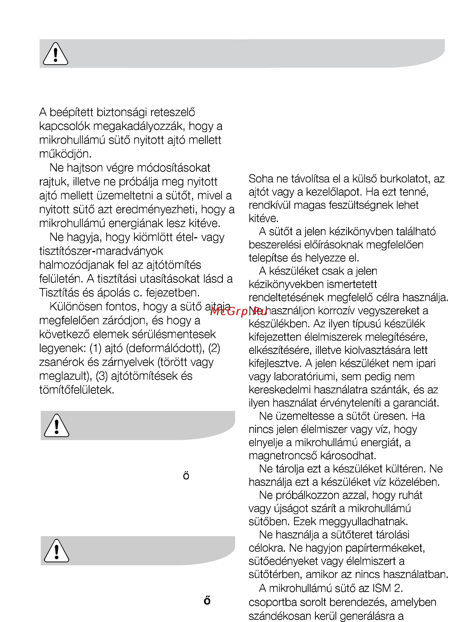 AEG MCD2541E-M [75/300] Biztonsági információk