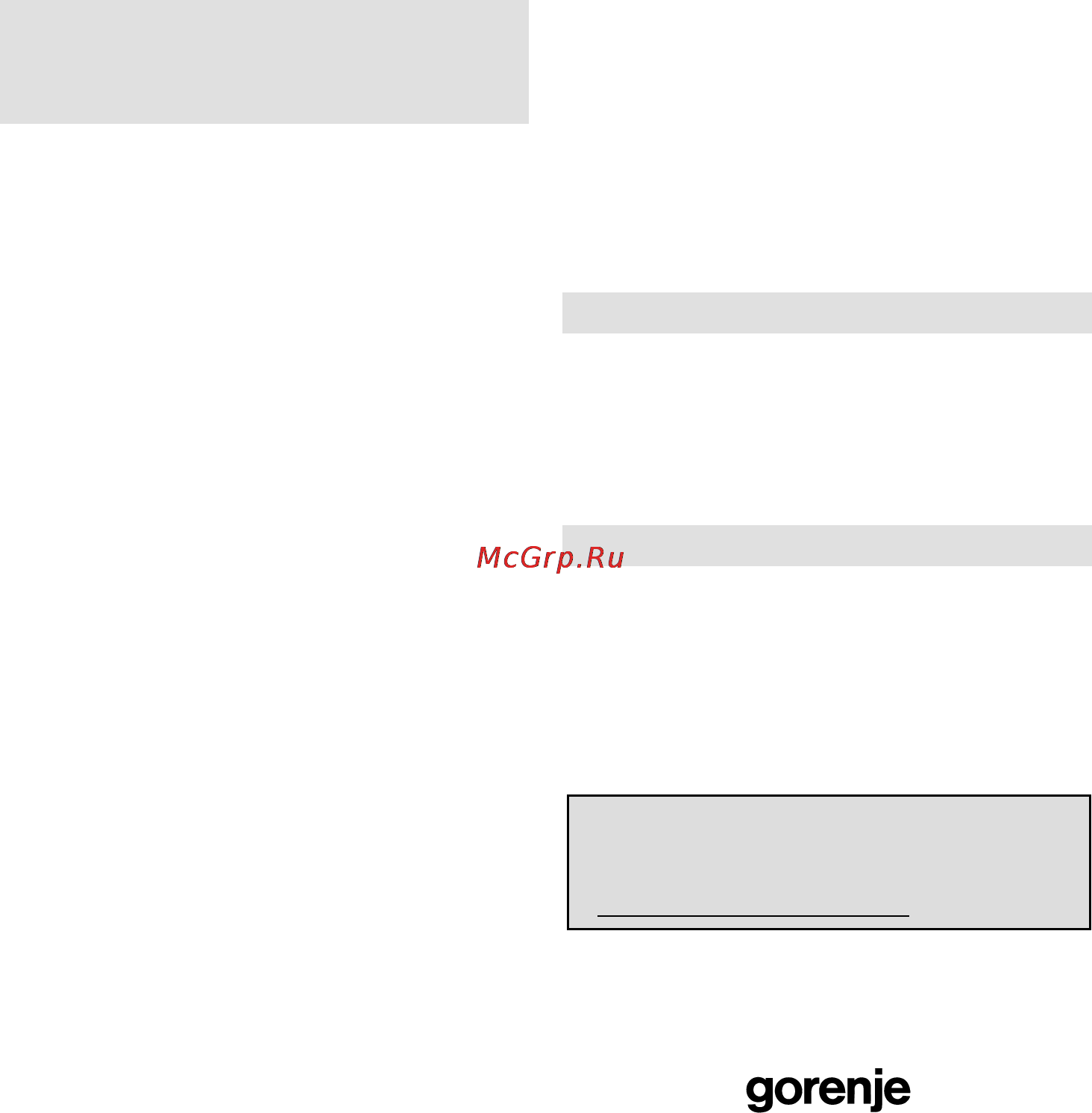 Gorenje GMO-23 Ora Ito [69/175] Gwarancja i serwis naprawczy