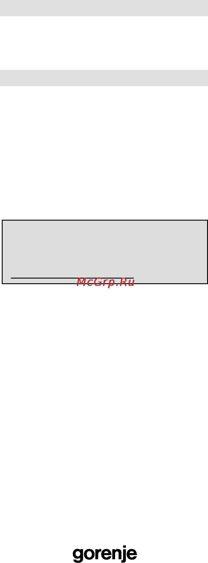 Gorenje GMO-23 DGE [90/168] Záruka servis