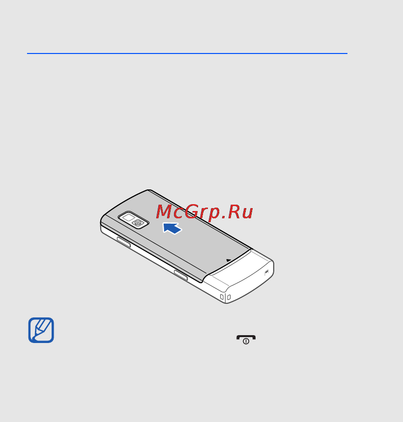 Samsung GT-C5212 Black [20/62] Подготовка телефона к работе