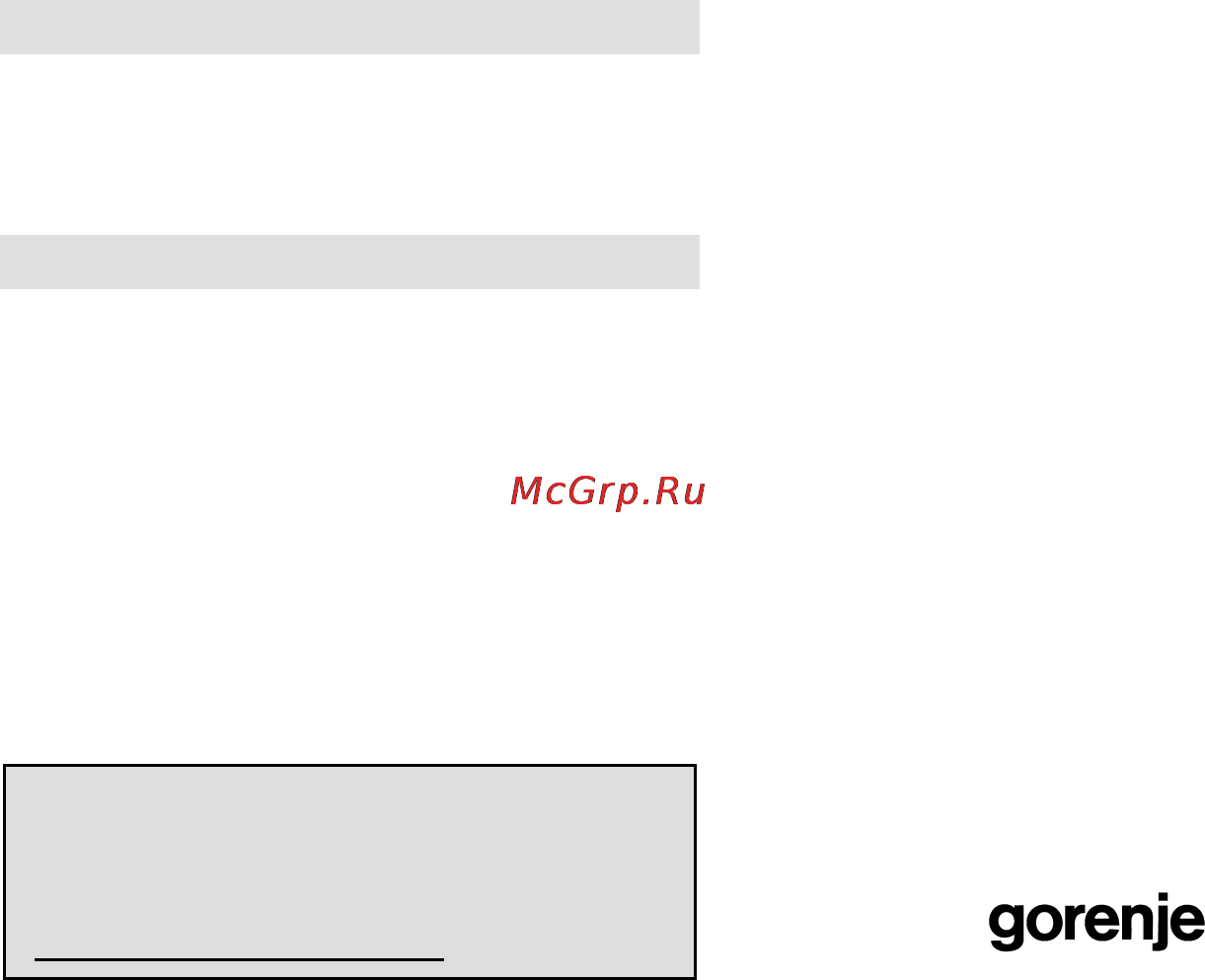 Gorenje GMO-23 A [91/169] Záruka a servis