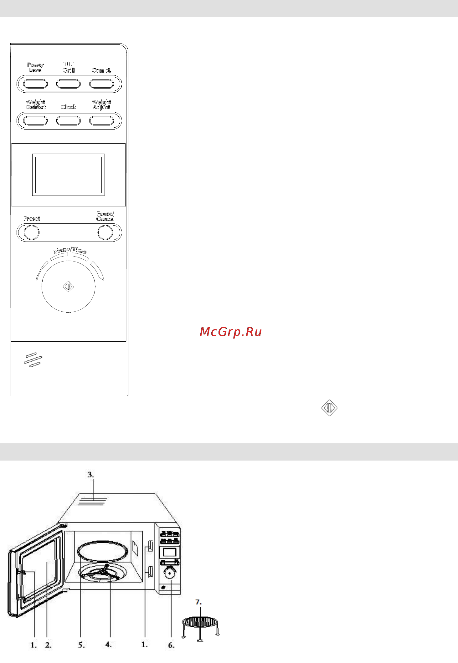 Gorenje MO-23 DGW [73/90] Комютърен контролен панел