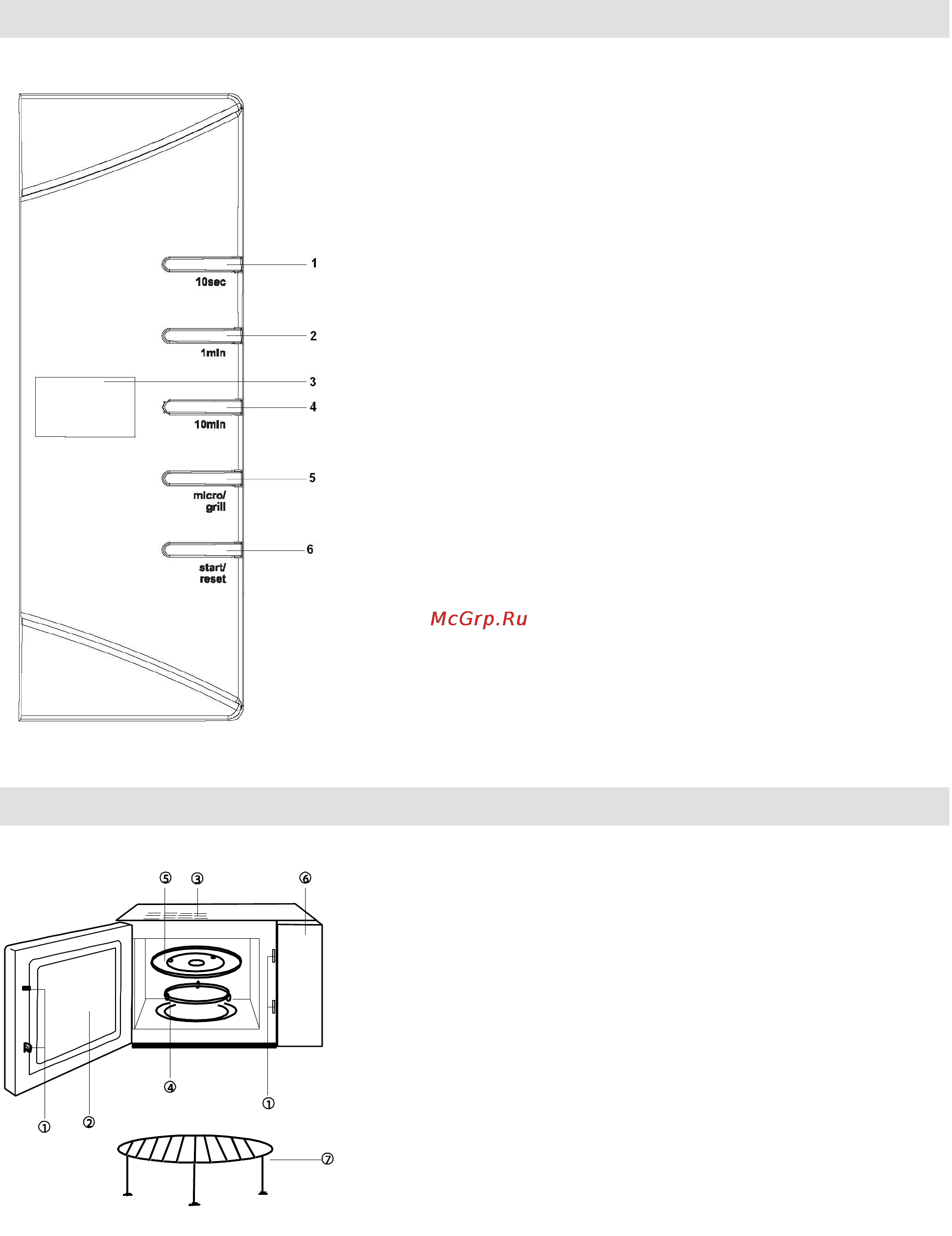 Gorenje GMO-20 DGS [140/148] Krosnelės dalys