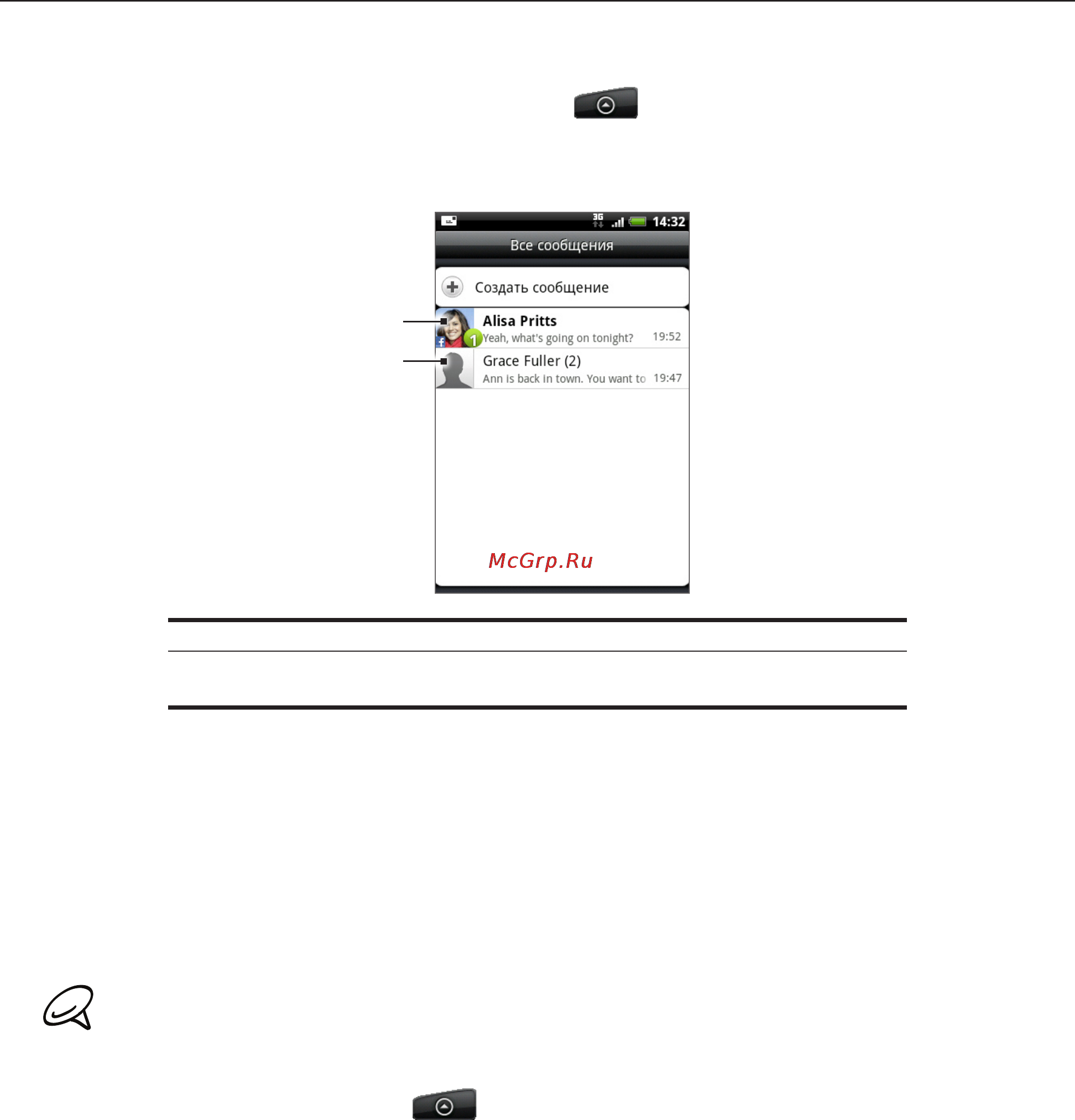 HTC A6380 Gratia Black [67/210] Сообщения