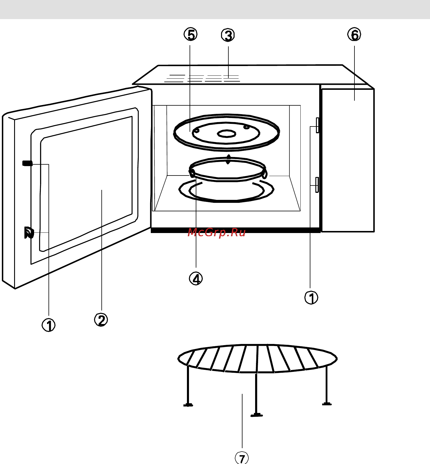 Gorenje CMO-200 DGW [28/106] Prikaz sastavnih delova rerne