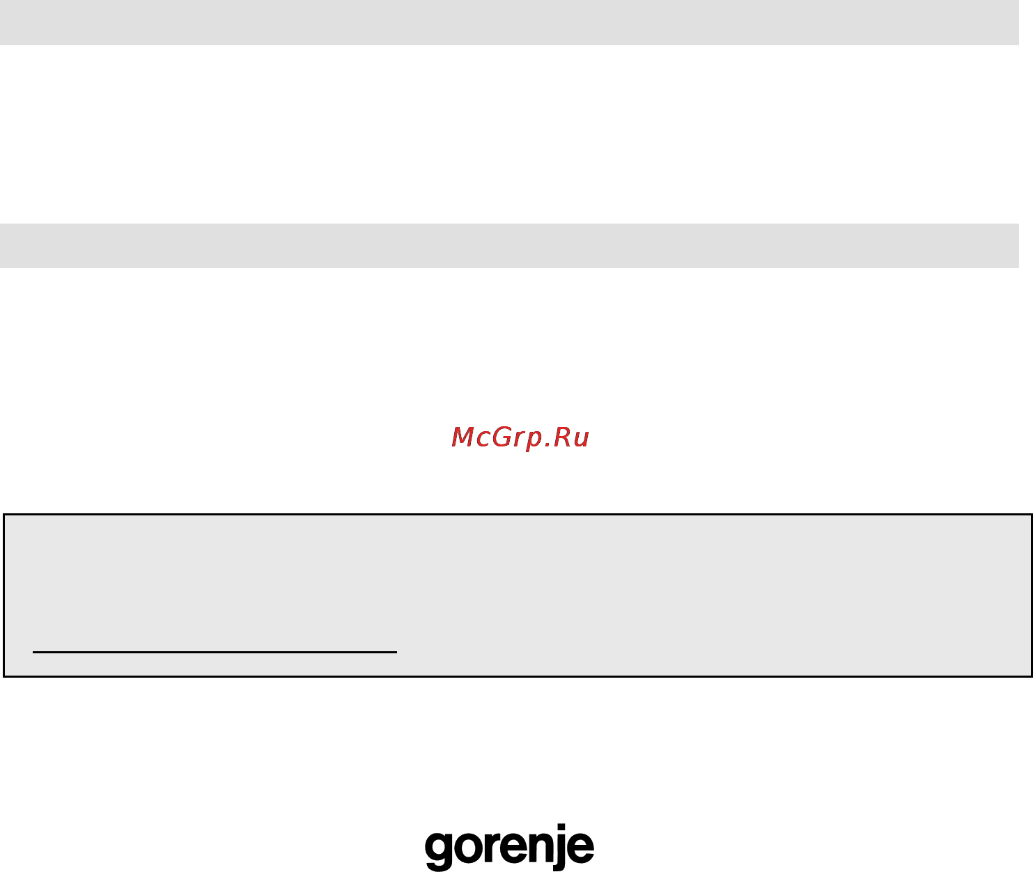 Gorenje CMO-200 DGW [85/106] Gwarancja i serwis naprawczy