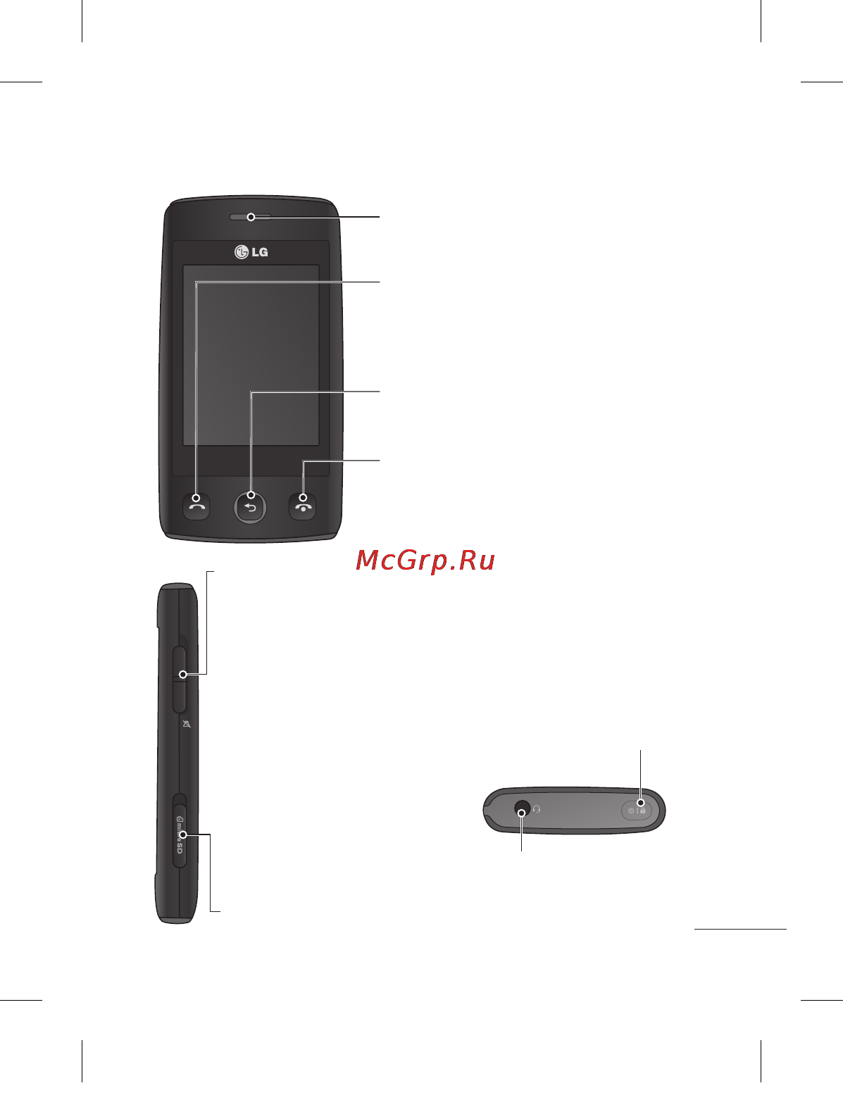 LG T300 Black Red [53/130] Деталі телефону