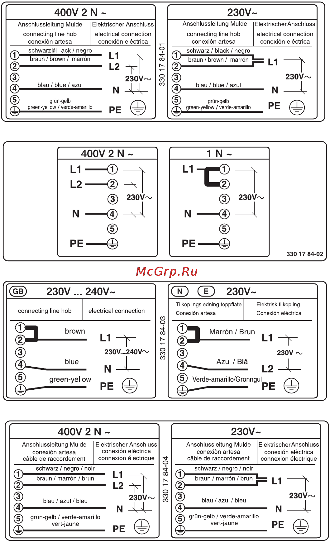 Zanussi ZKT 662 H alu [36/44] Gb 230v 240v