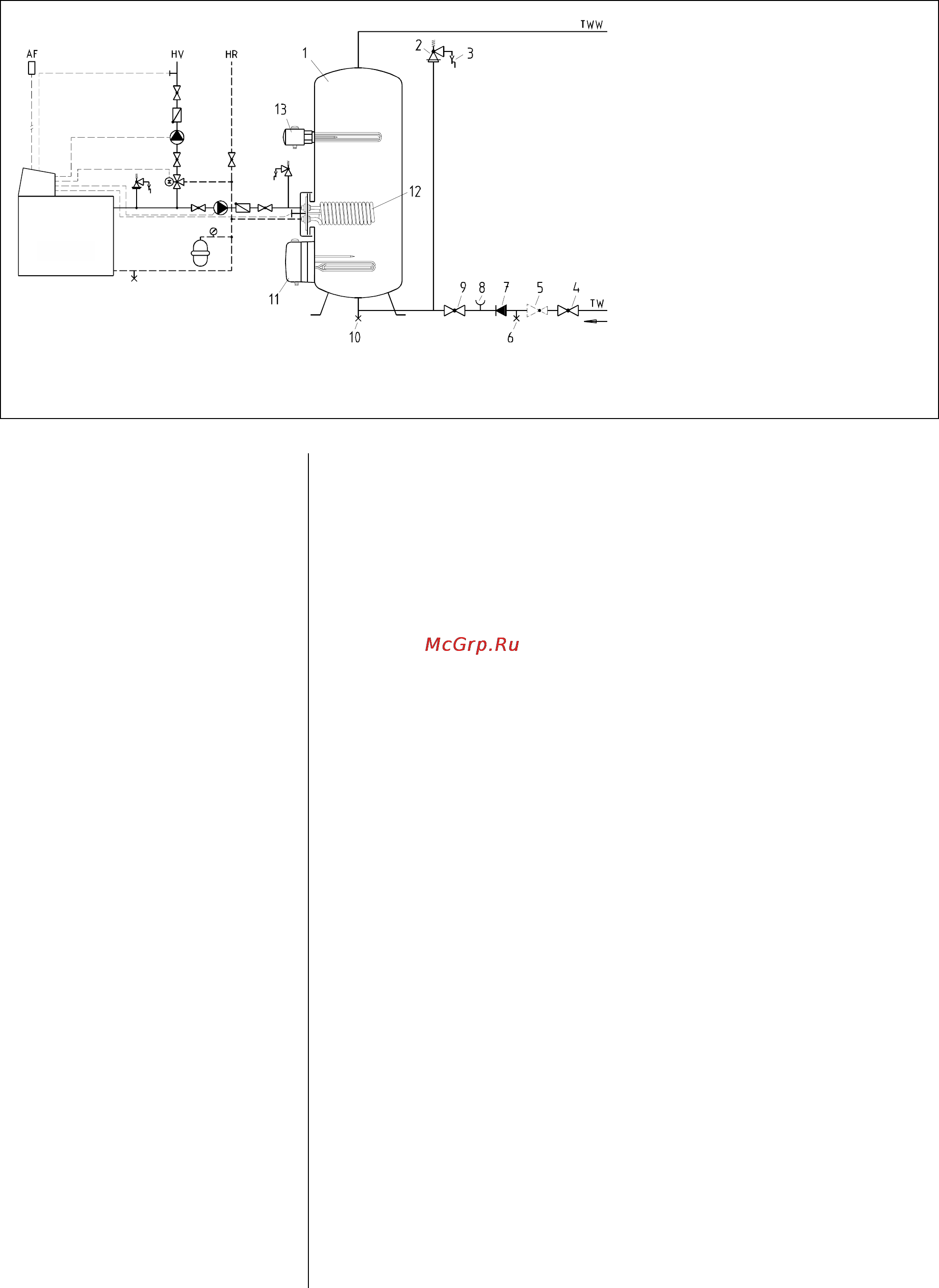 Stiebel Eltron SB 1002 AC 71282 [4/13] Материал трубопровода