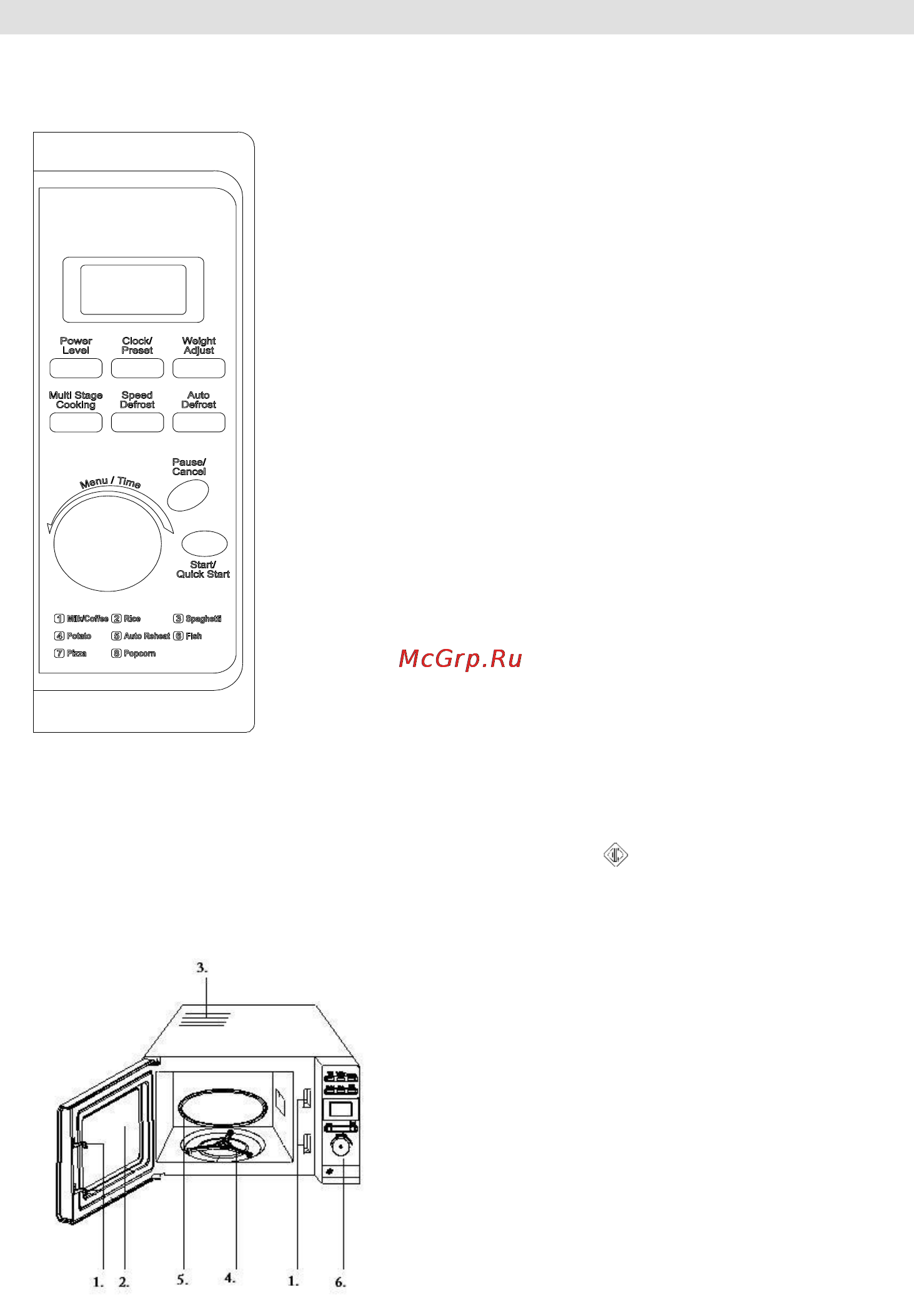 Gorenje MO-20 DWII [51/104] Opis kuchenki