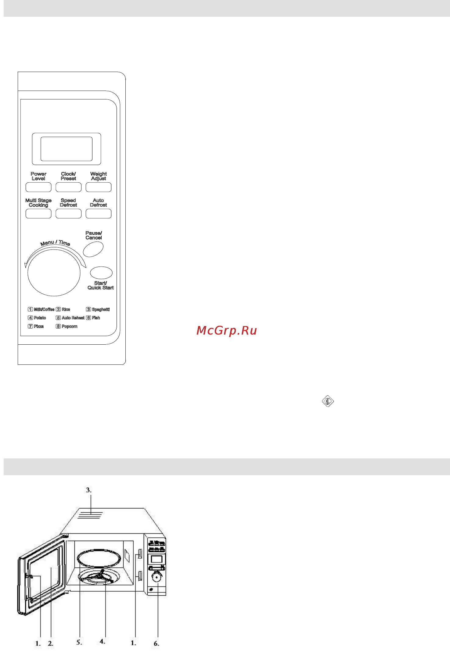 Gorenje MO-20 DWII [65/104] Ovládací panel