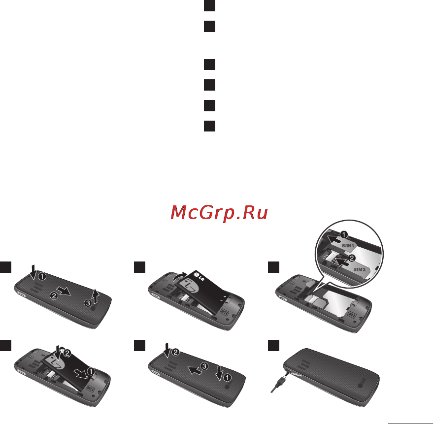LG A155 Black Инструкция по эксплуатации онлайн [5/74] 19981