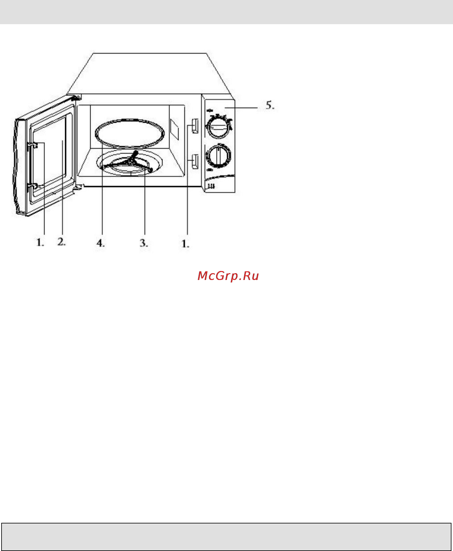 Gorenje MO-20 MWII [38/152] Приказ на основните составни делови