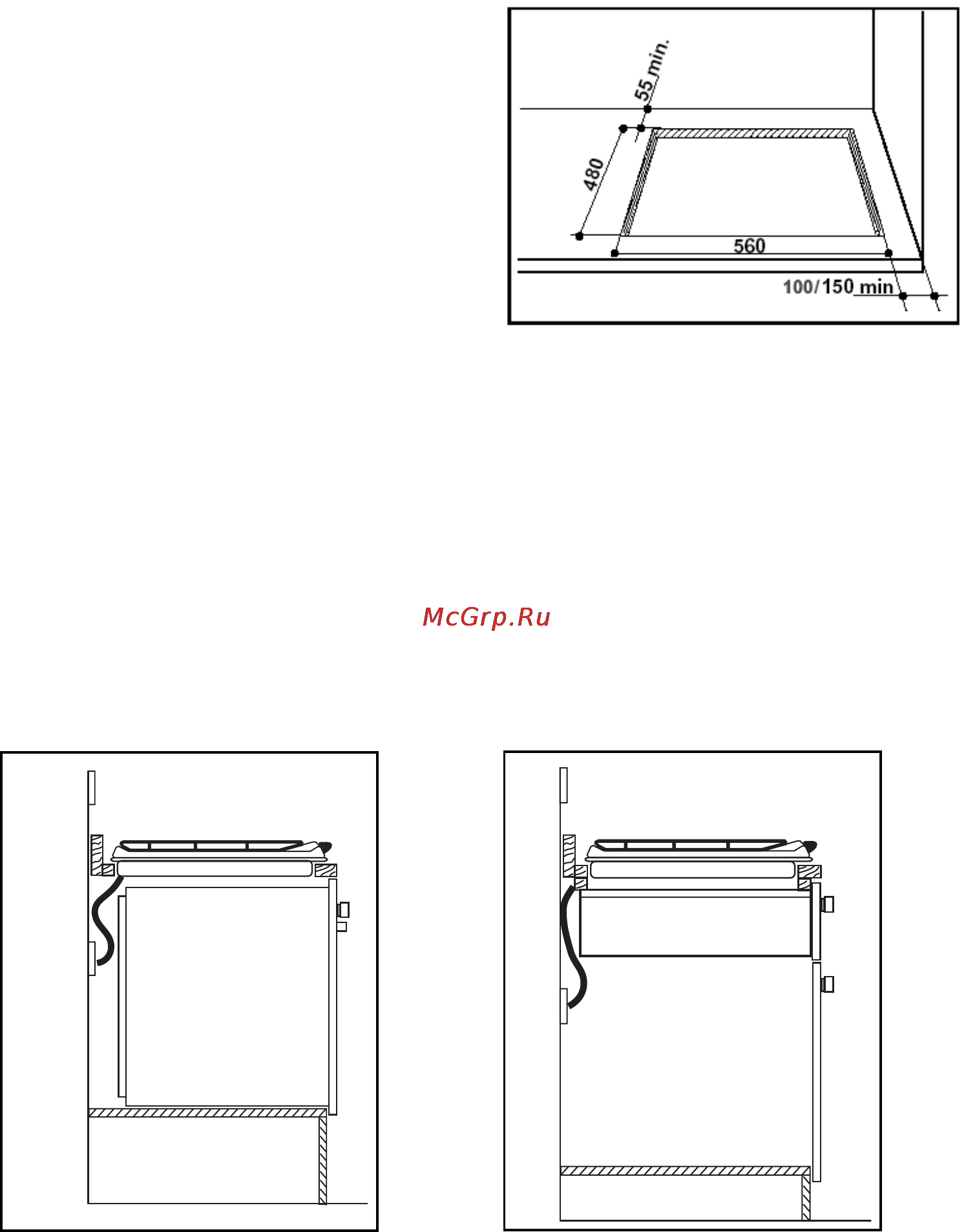 Zanussi ZGF 78 ICX [13/17] Встраивание