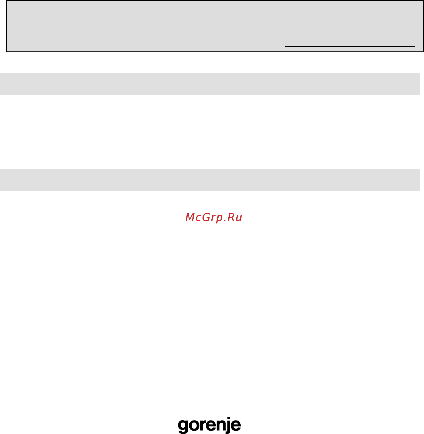Gorenje MO-20 MW [153/153] Garanzia e assistenza