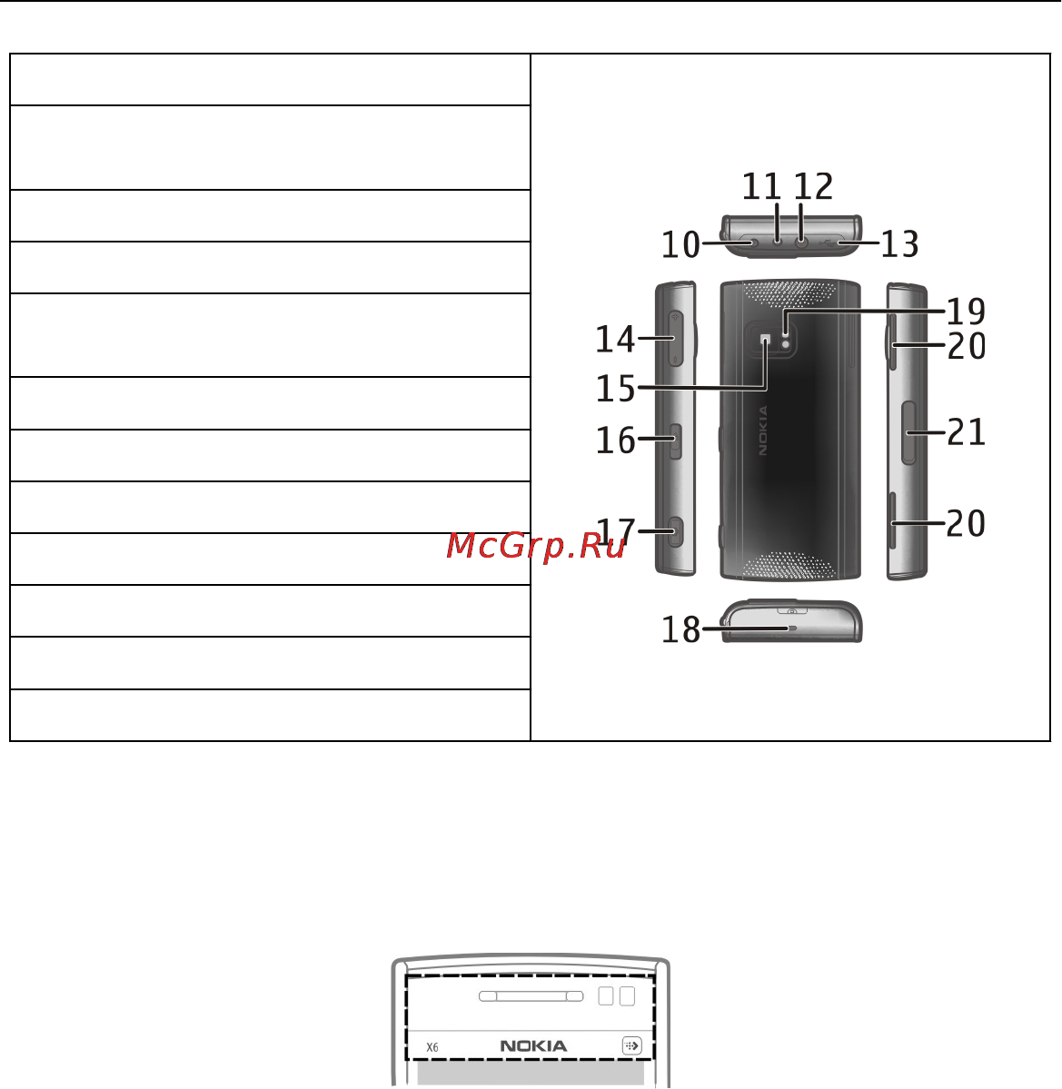Nokia X6-00 8GB Black Инструкция по эксплуатации онлайн [11/205] 20043