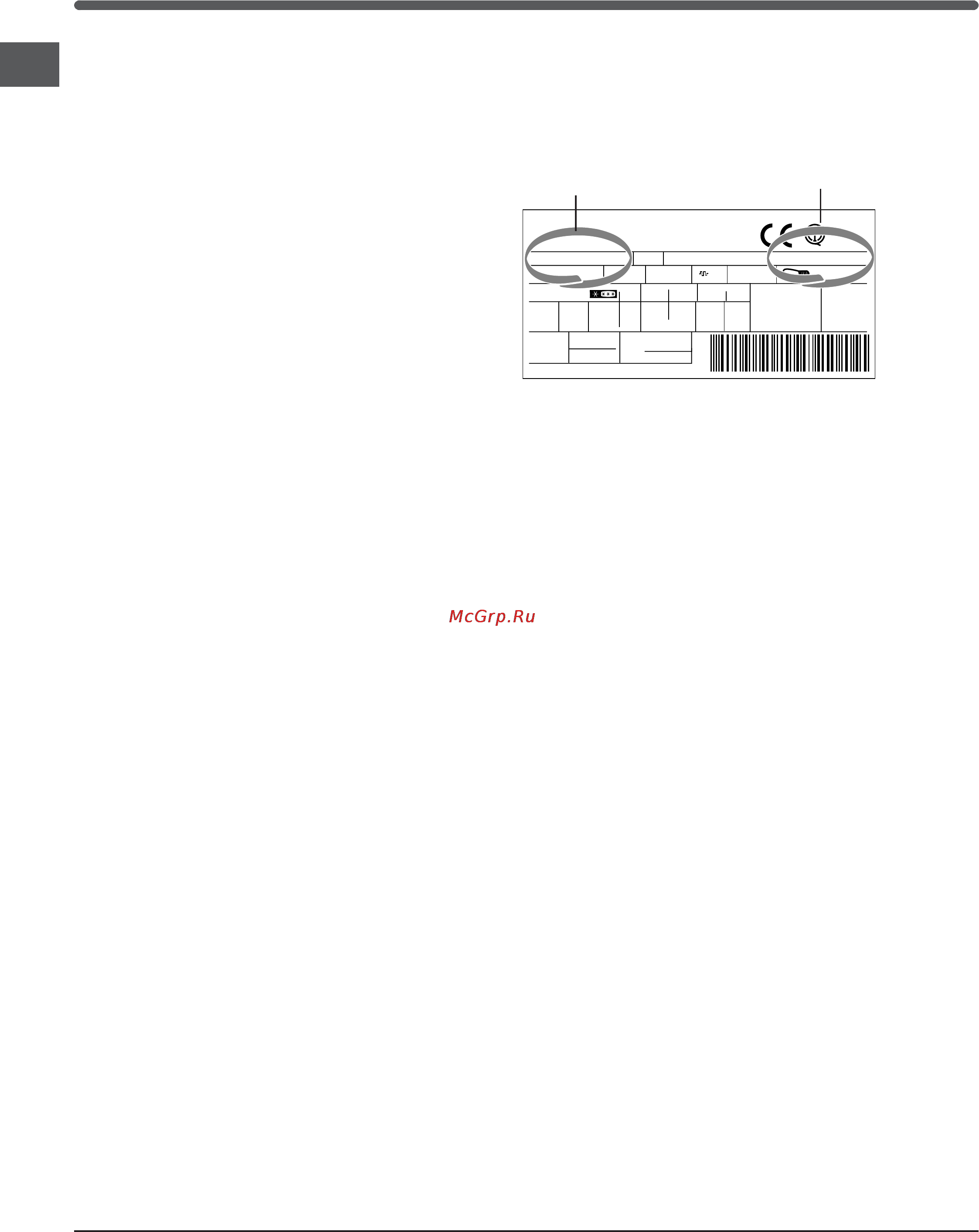 Indesit PBAA 34 NF [30/72] Assistance